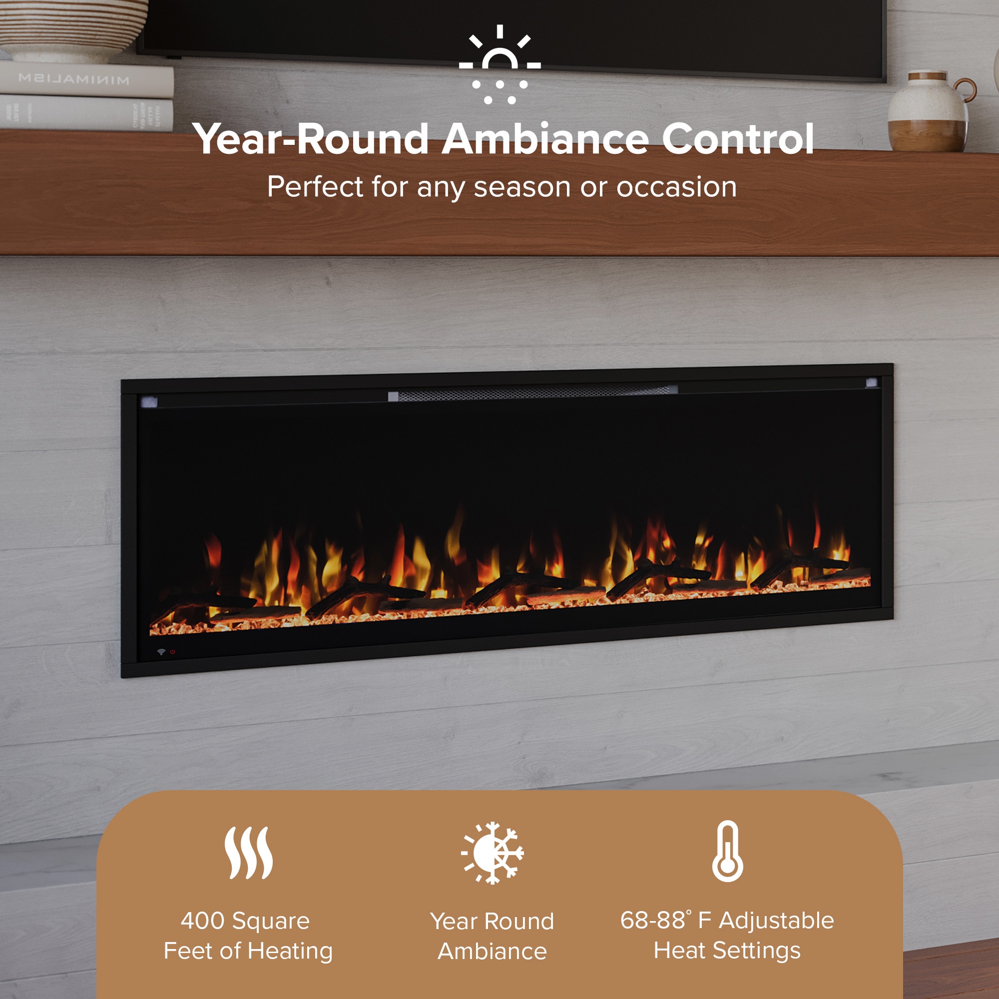 Modern Ember ME-AER60-SLIM Electric-Fireplaces - View #5