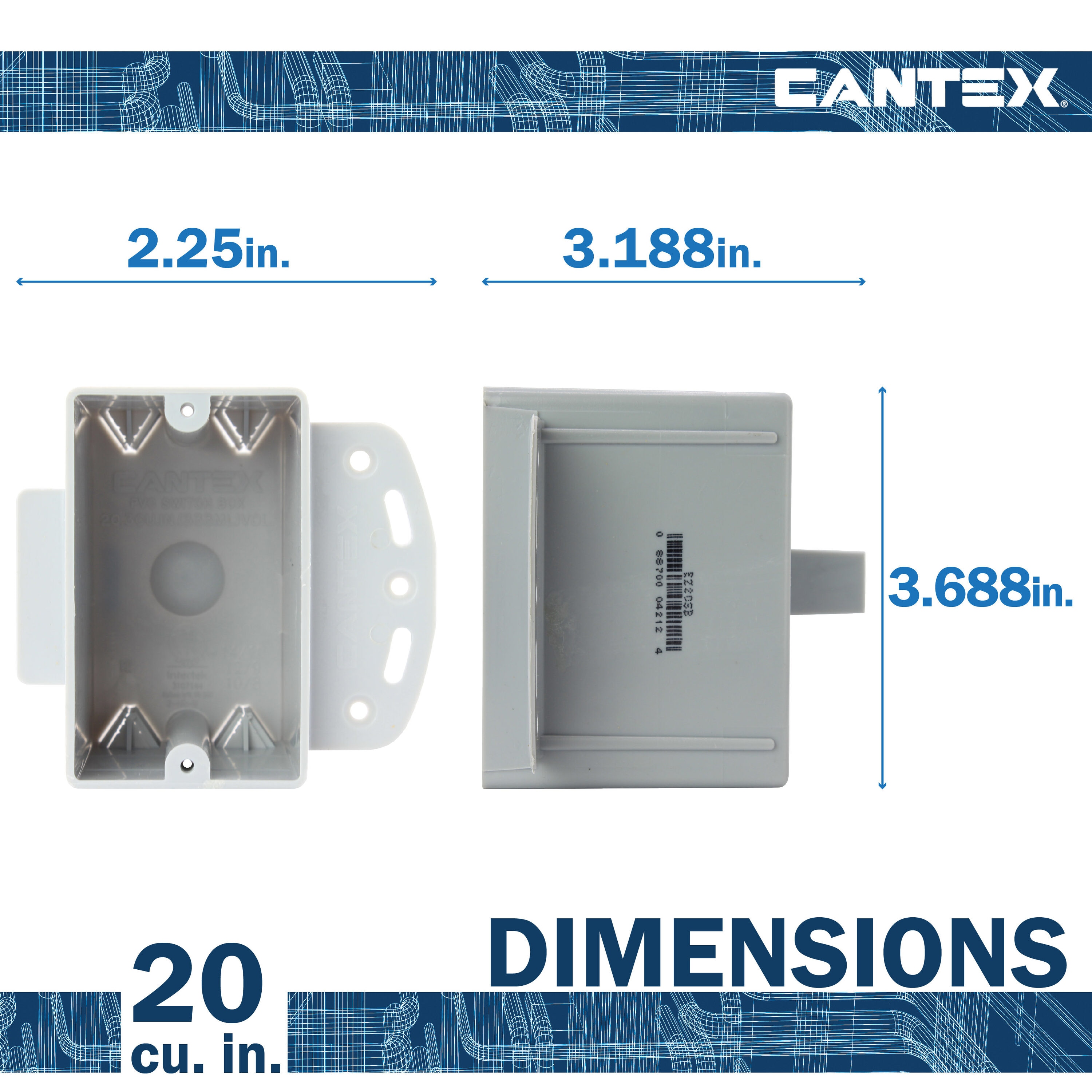 CANTEX LEZ20SB Electrical-Box - View #14