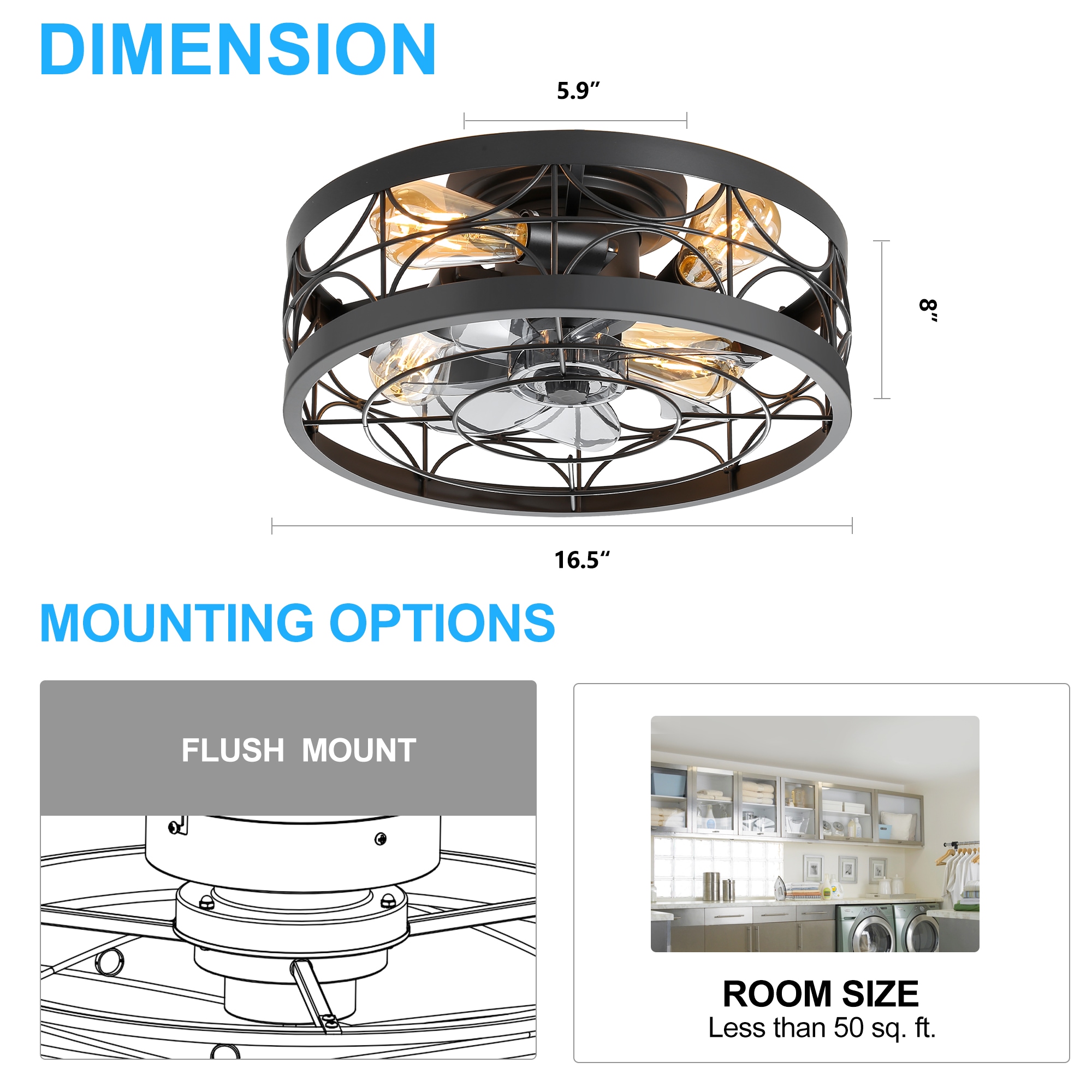 Breezary 35004-BK Ceiling-Fans - View #10
