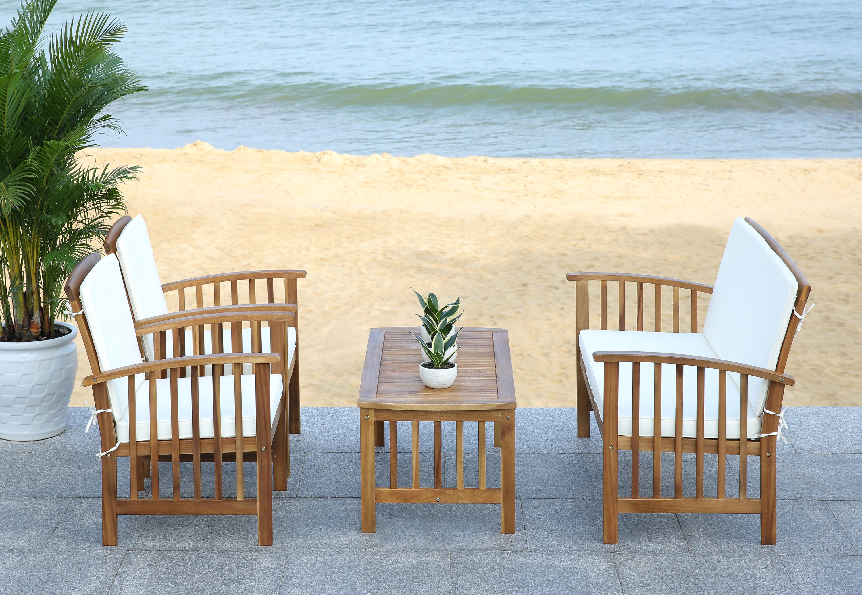 Safavieh PAT7007A Patio-Conversation-Sets - View #11