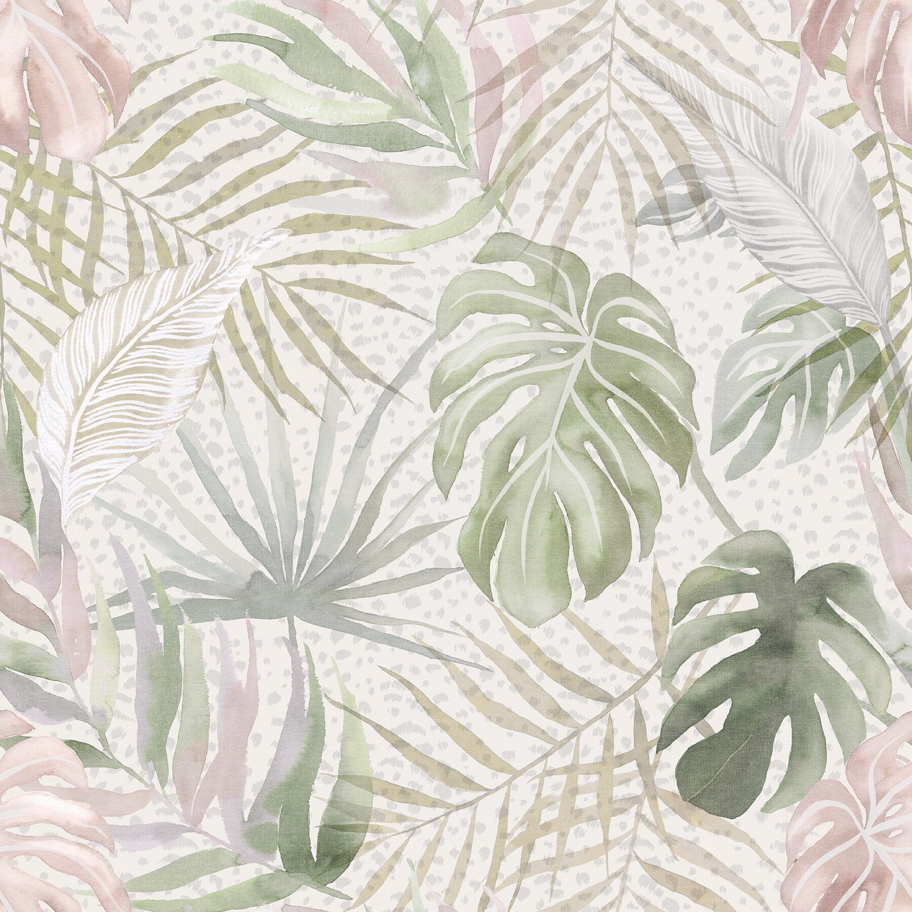 ohpopsi WLD53131W Wild 54.2-Sq. Feet Green Non-woven Ivy/Vines Unpasted Wallpaper
