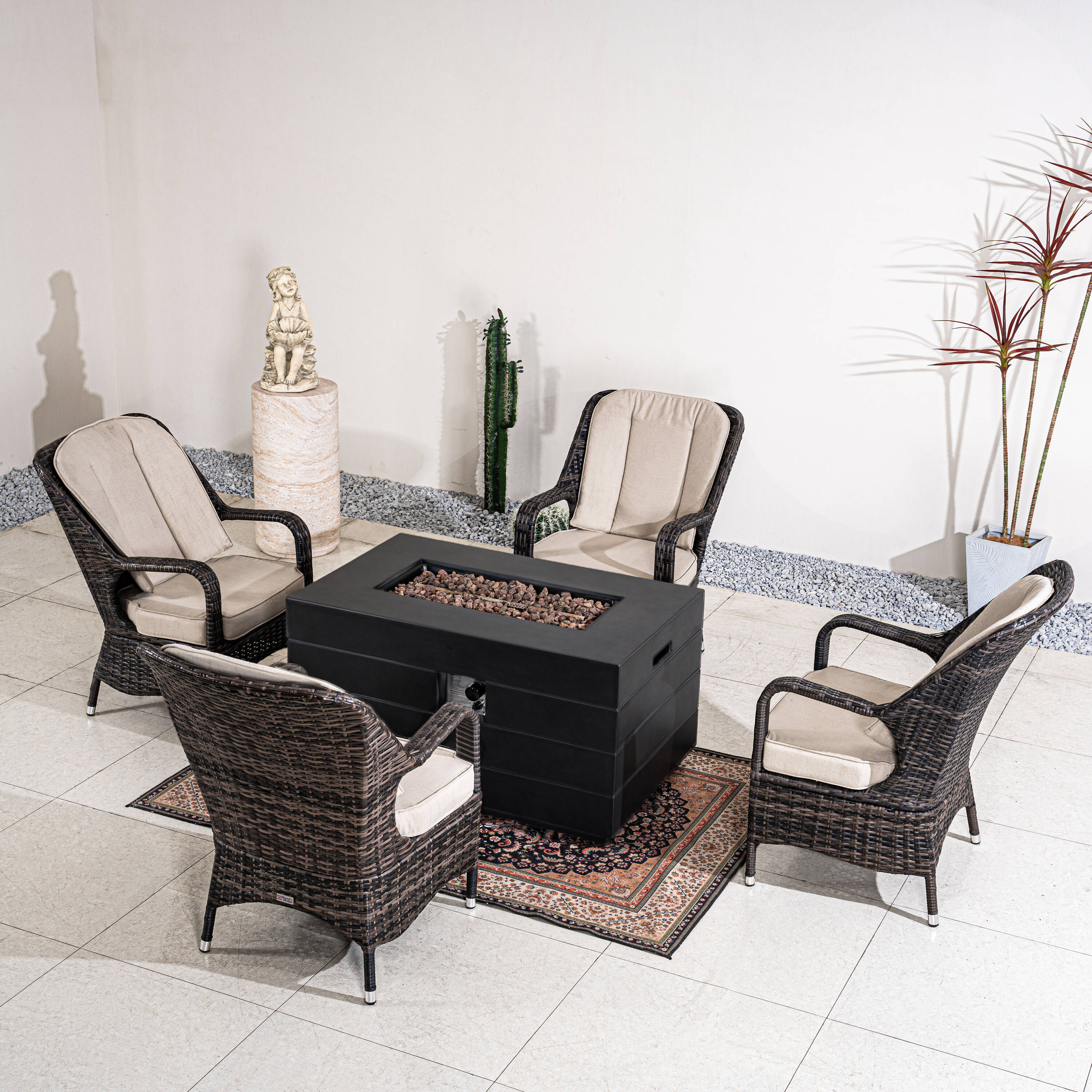 Direct Wicker DWG-2150DG009B Patio-Conversation-Sets - View #10