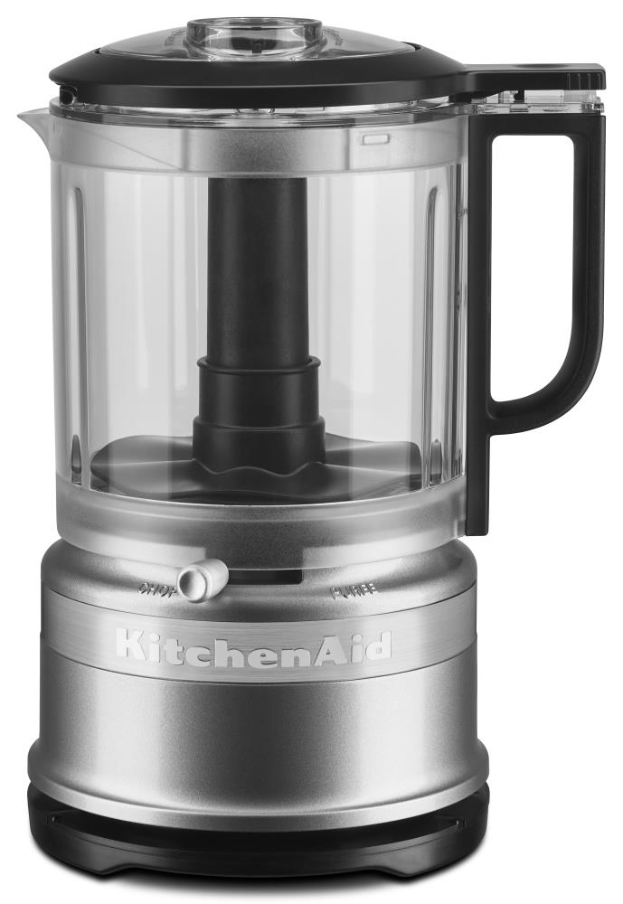 KitchenAid 9 Cup Food Processor, Contour Silver & 5 Cup Food