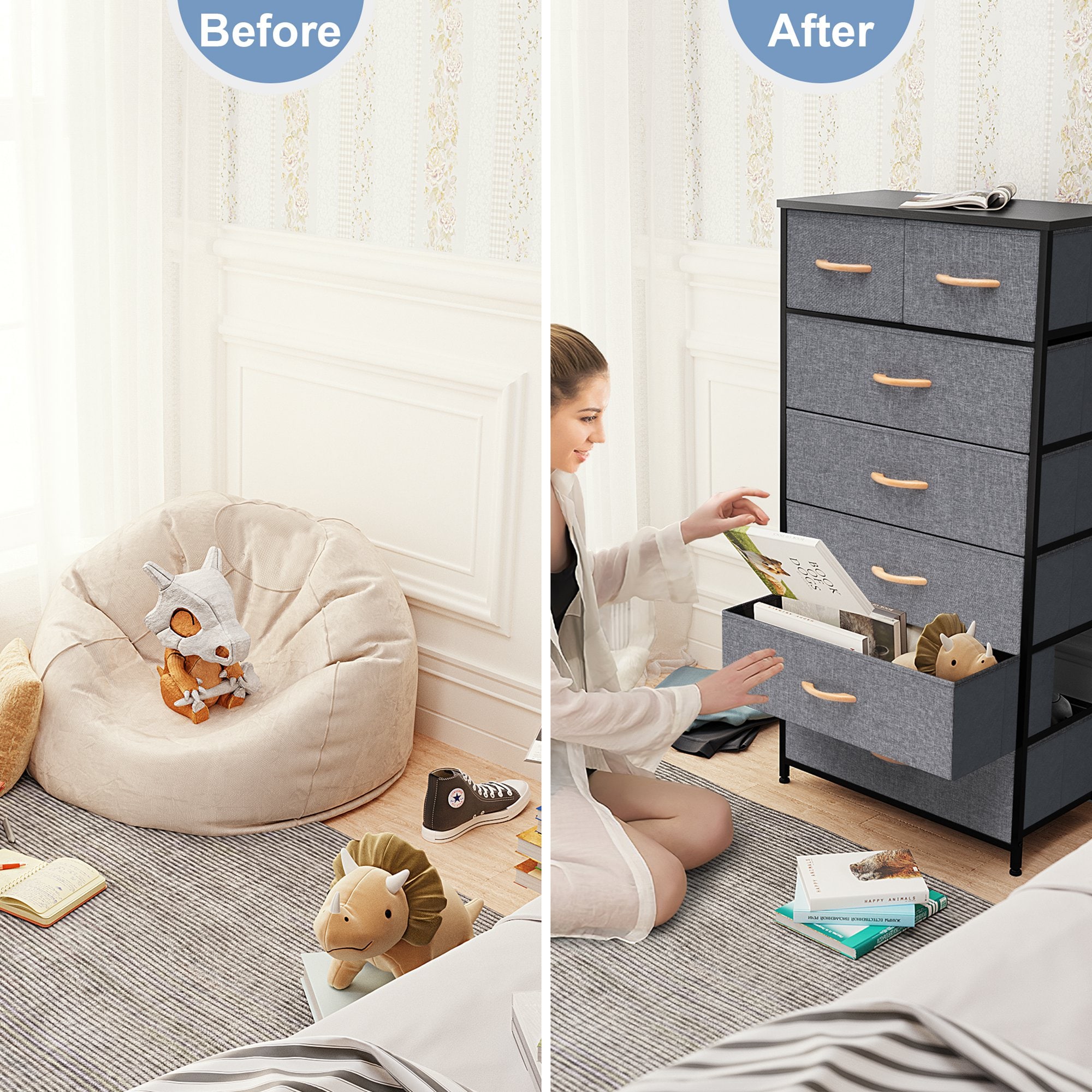 CloudFly CL-HD024GRY dressers - View #5
