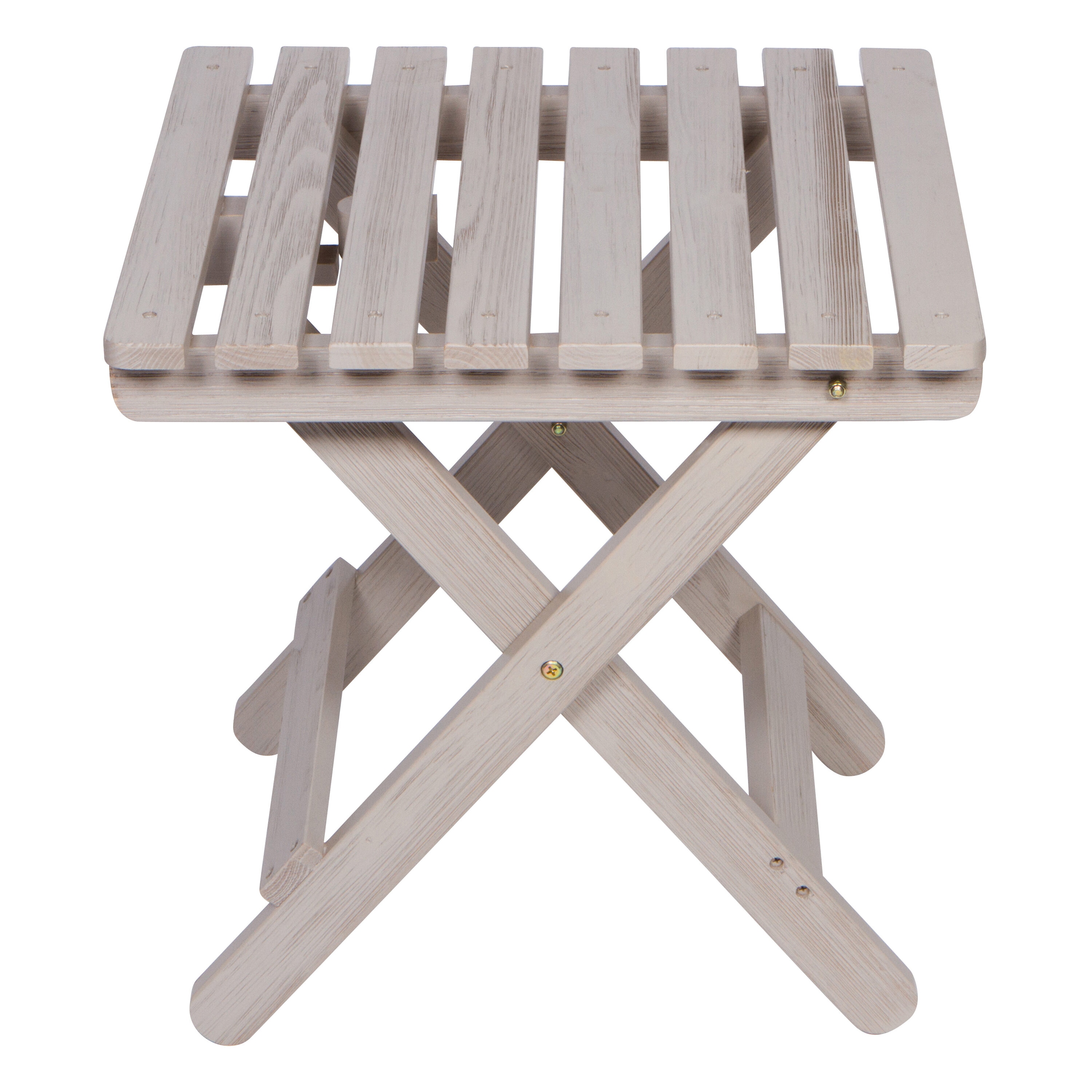 Sherwood Cedar Wood Folding Square Accent Table