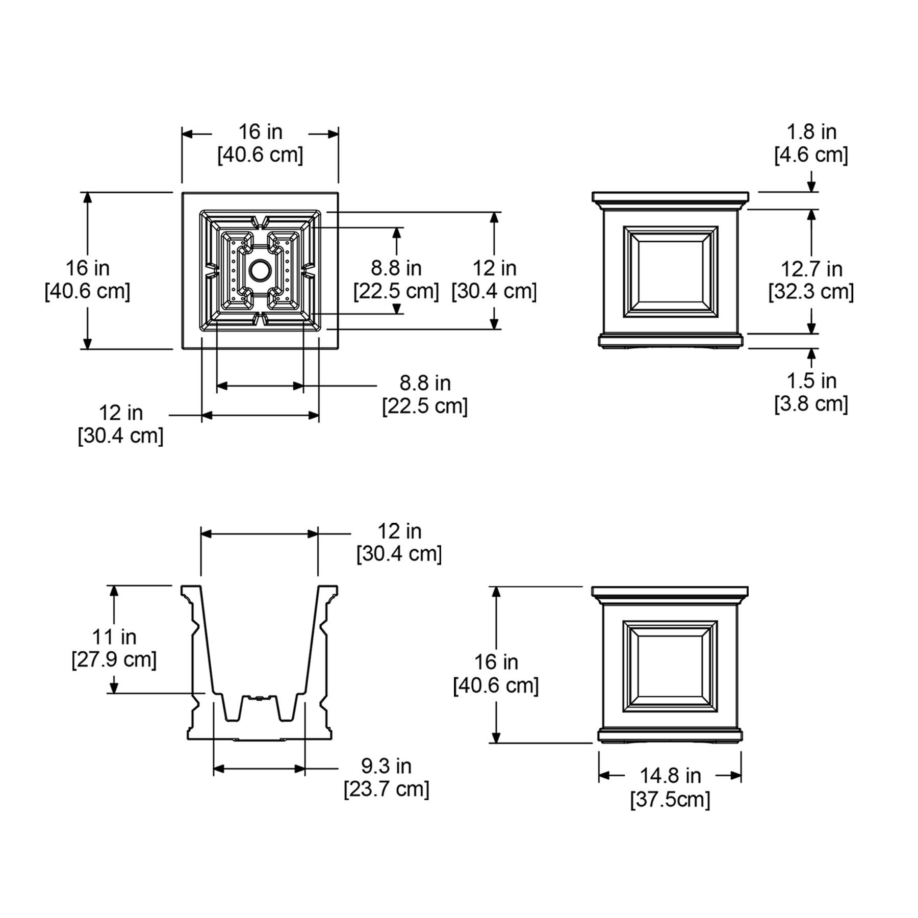 Mayne 5865-ES Planter-Window-Box - View #6