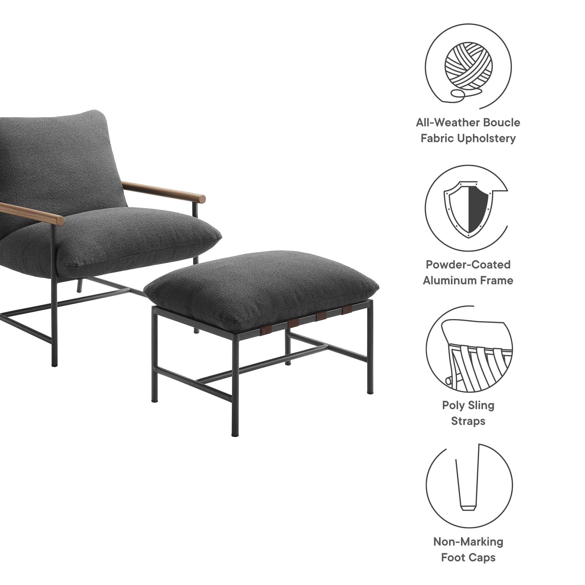 Modway EEI-7292-CHA Patio-Chairs - View #2