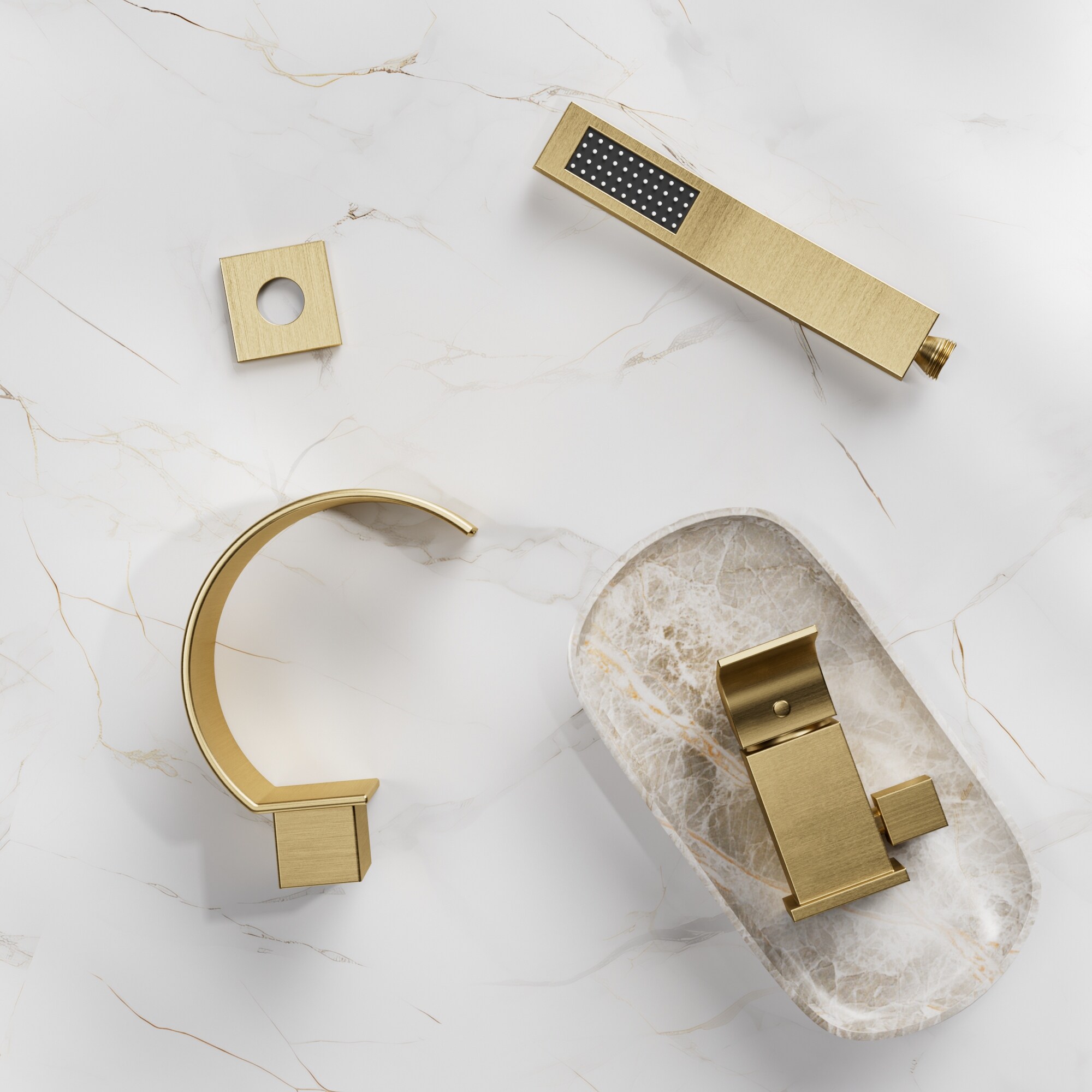 GRANDJOY TOBILI202C Roman-Tub-Faucets - View #10