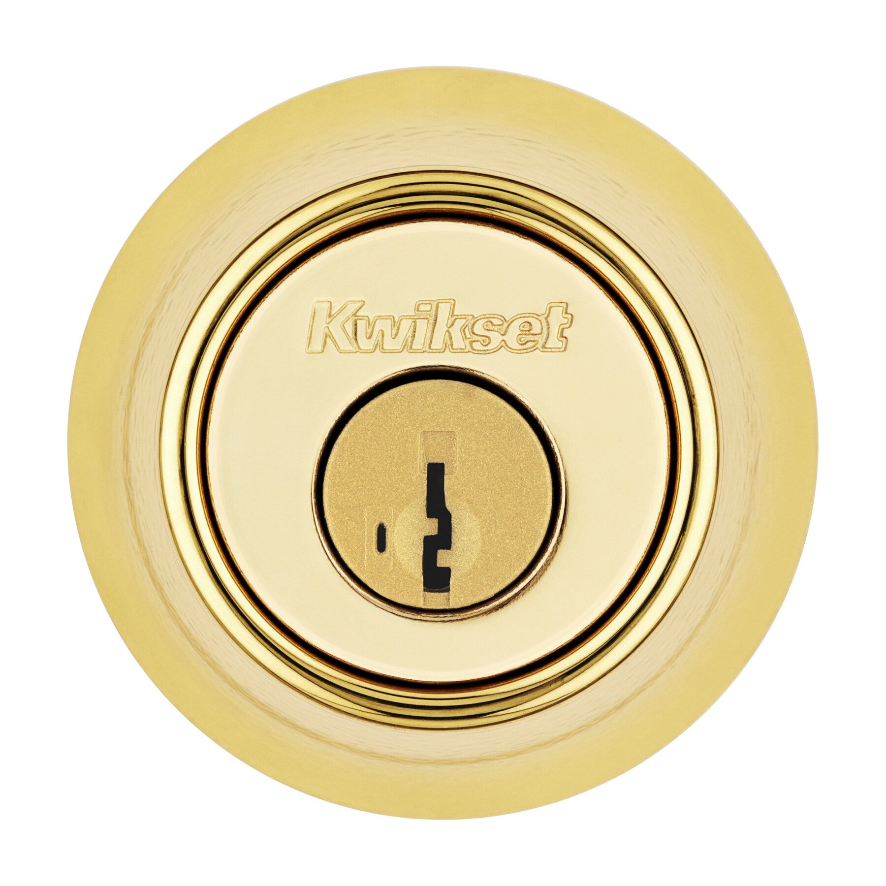 Polished Brass Double Cylinder Deadbolt with SmartKey