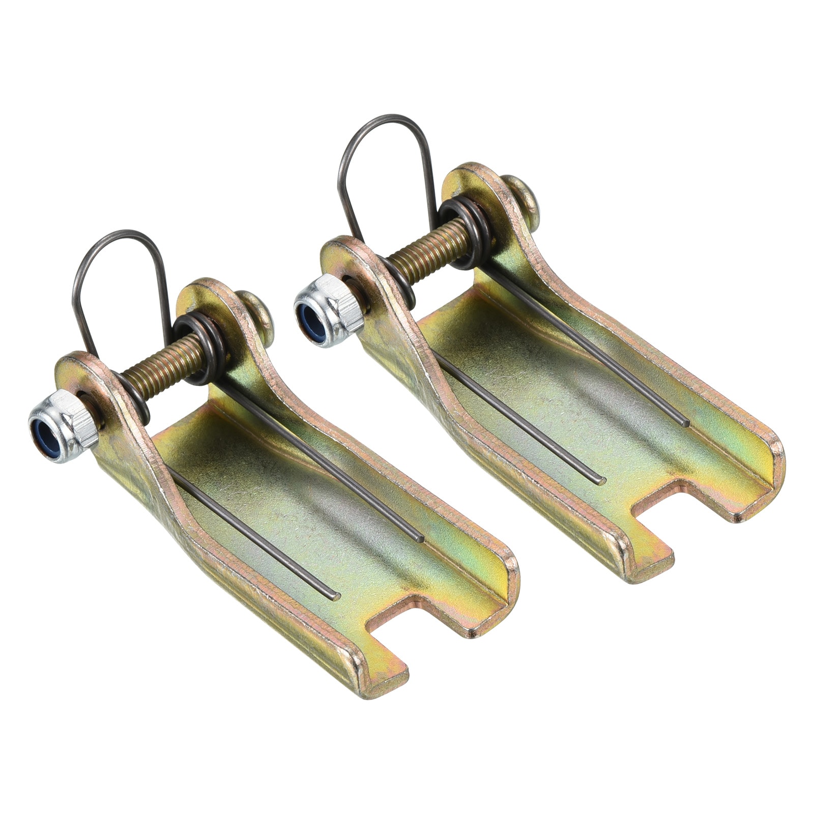 Unique Bargains 2 Inch Hook Safety Latch Kit 2pcs Metal Towing Receiver Hitch Replacement 50mm for Clevis Hook Trailer Zinc Plating #S26042400UX5600