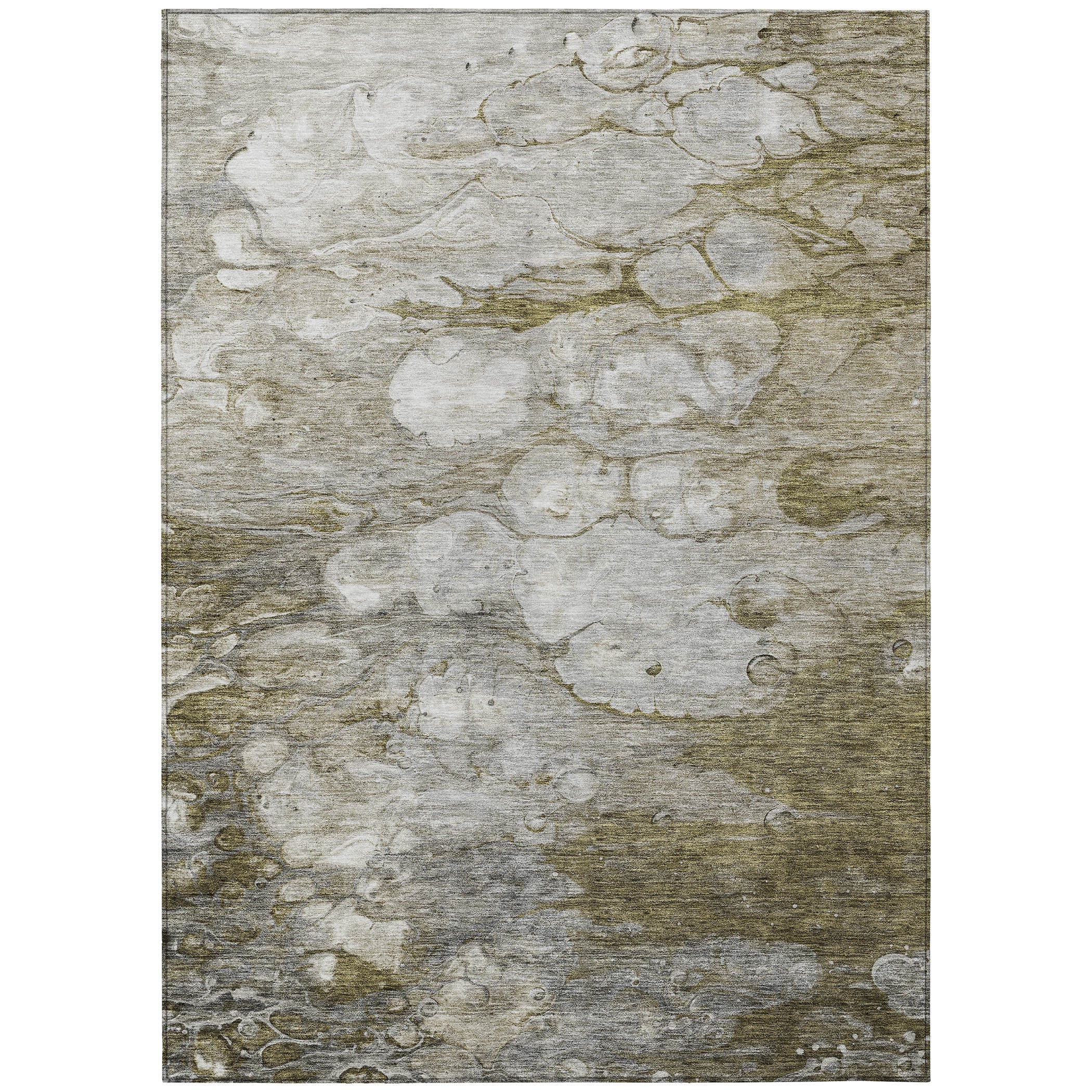 Addison Rugs ACN698BR8X10 Chantille ACN698BR 8 x 10 (ft) Polyester Brown Rectangular Indoor/Outdoor Geometric Machine washable Area rug