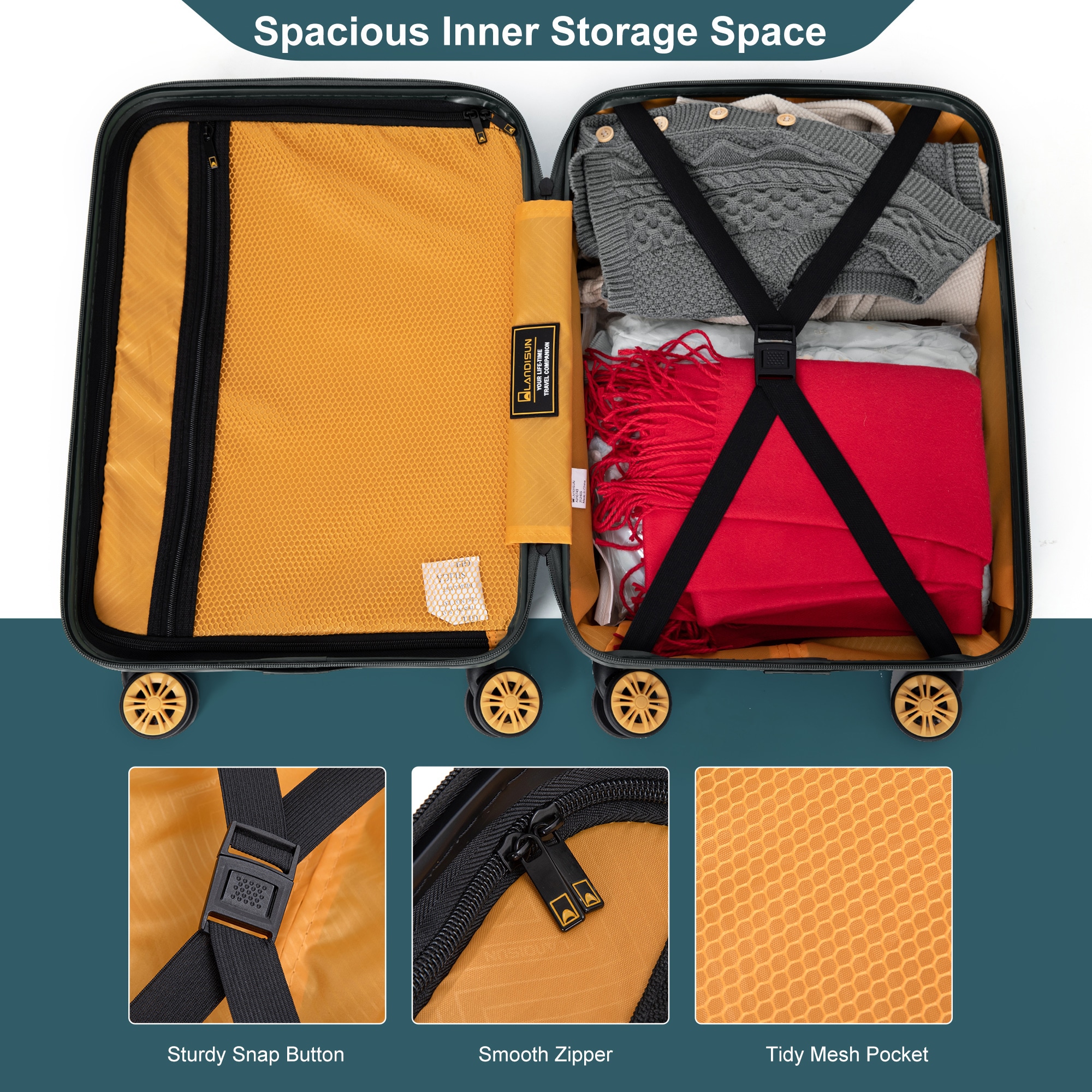 SINOFURN SYD9400016BL Luggage-And-Luggage-Sets - View #18