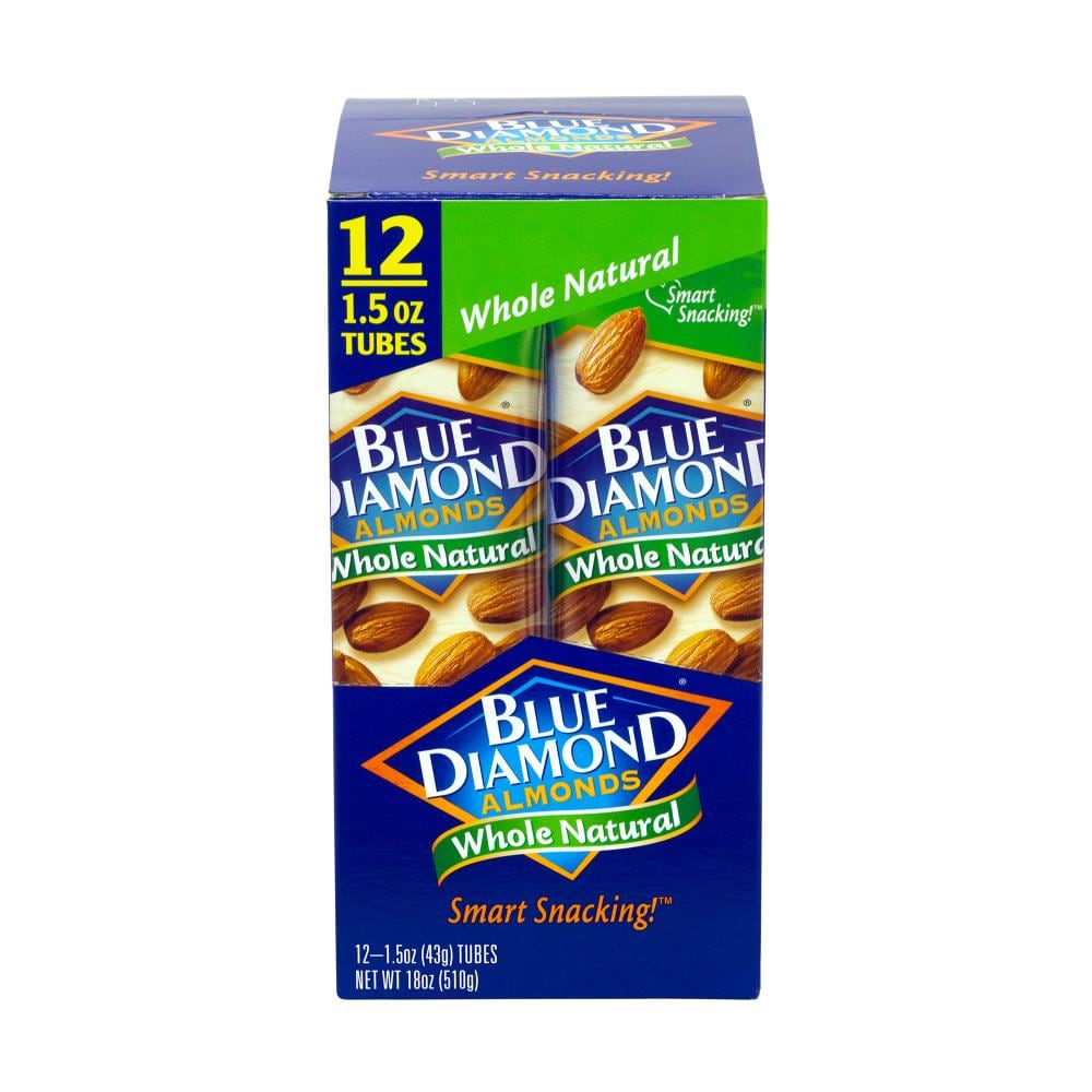 Blue Diamond Blue Diamond Almonds Whole Natural 1 5 Oz 12 In The Snacks Candy Department At Lowes Com