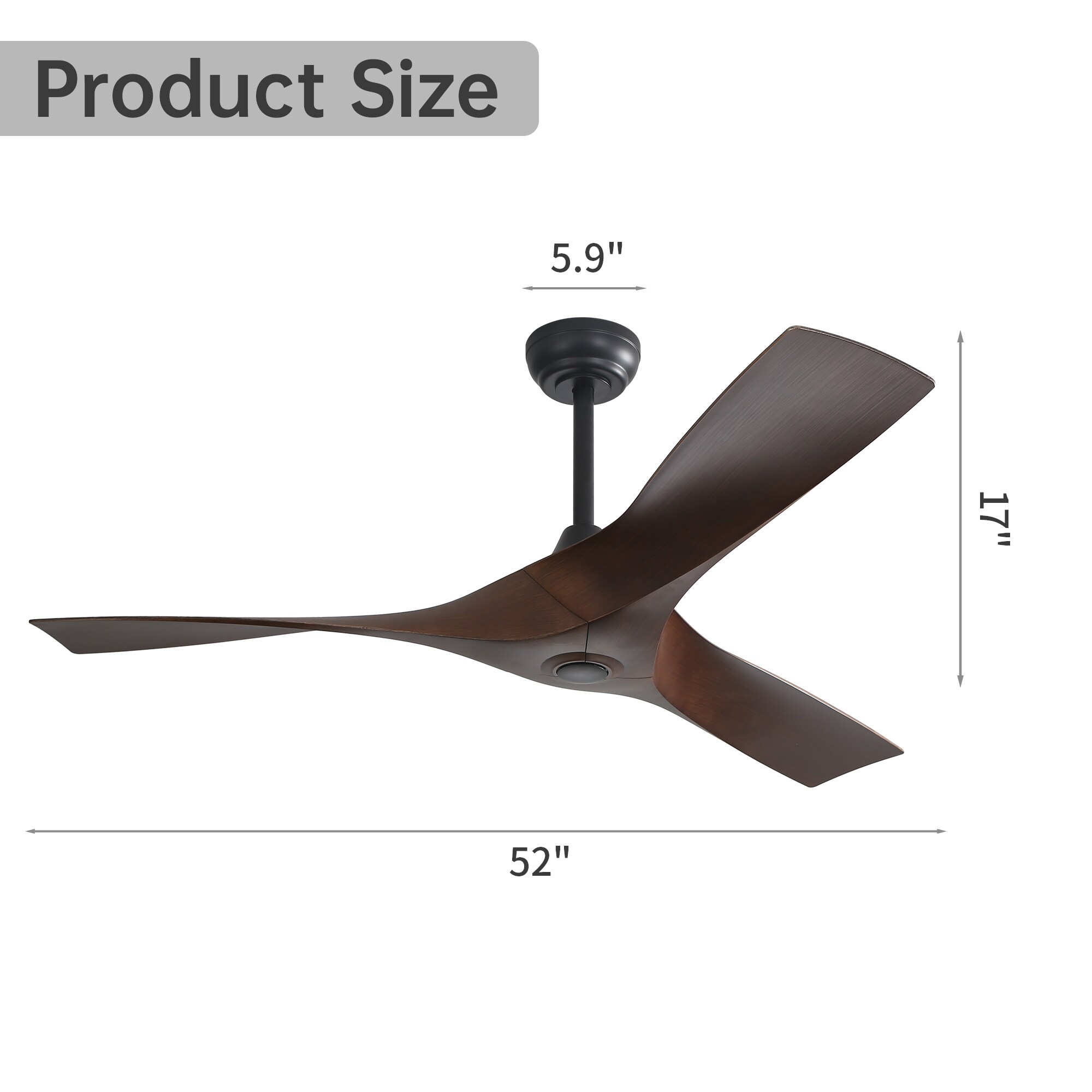 WELLFOR SYMBE-69920 Ceiling-Fans - View #5
