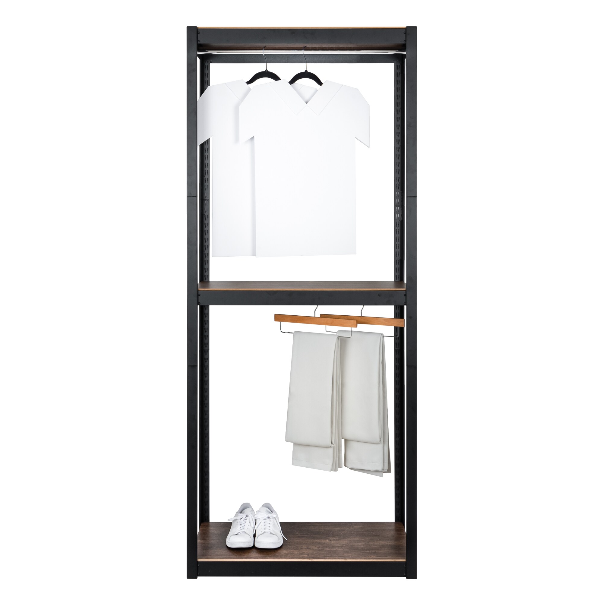 Best Home Fashion KEPSUUL-2H-80195-BK Garment-Racks - View #3