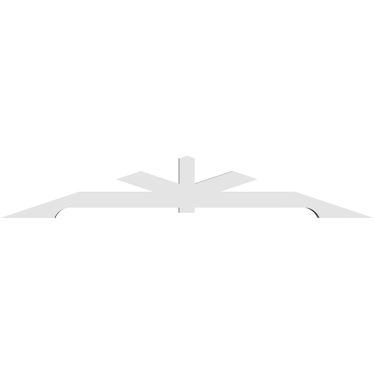 Ekena Millwork GBP096X16X0404VAN00 Exterior-Brackets-Braces - View #4