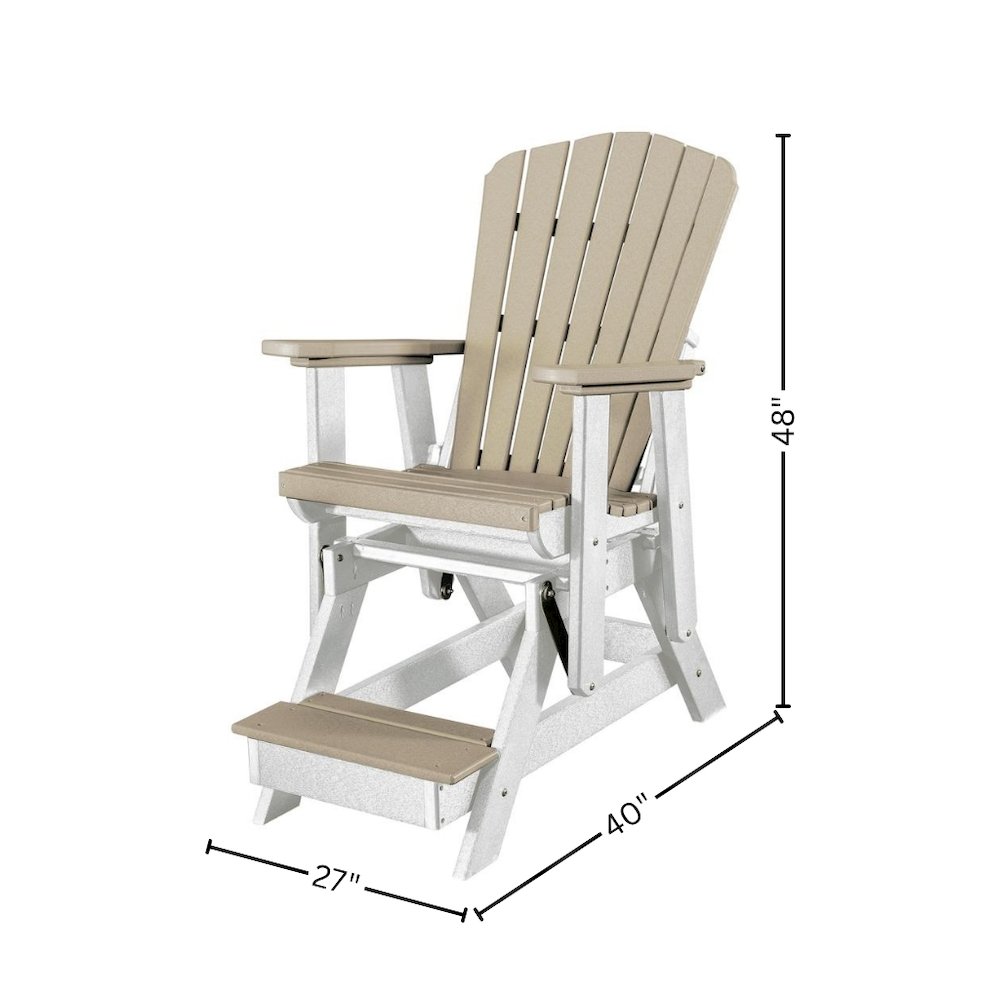 Outdoor Escape BO3332686WHT Swing-Gliders - View #7