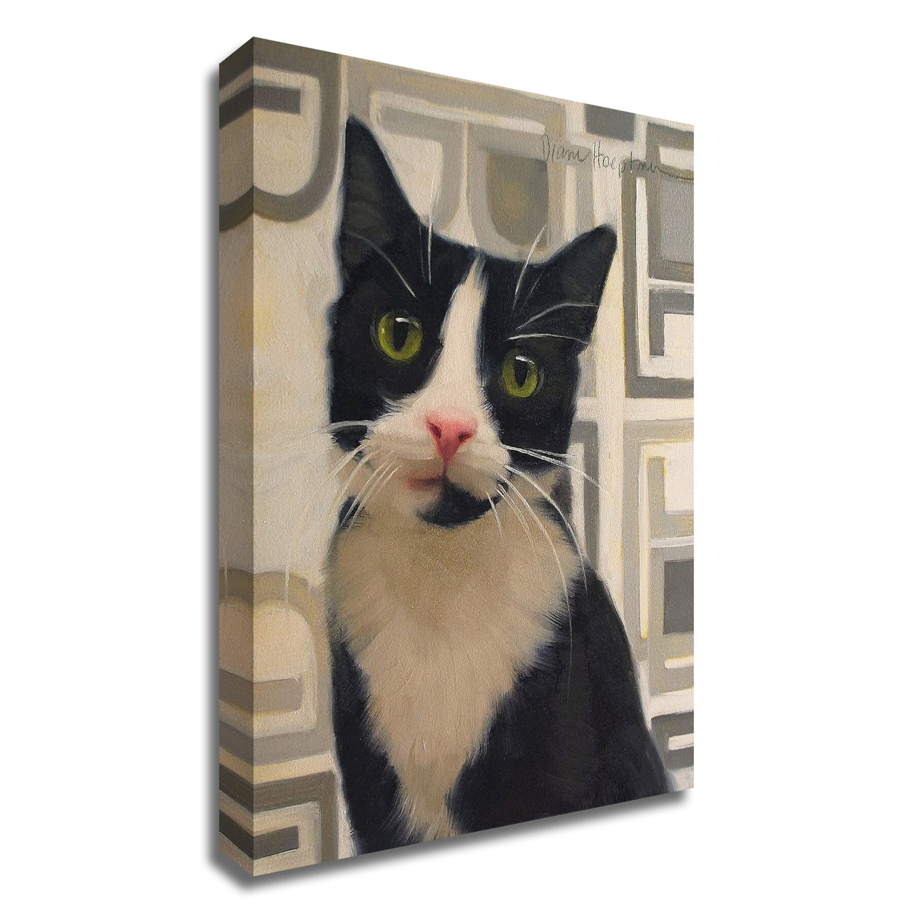 Tangletown Fine Art 8H1288DC-2432 I'm Listening Diane Hoeptner 32-in H x 24-in W Animals Print on Canvas