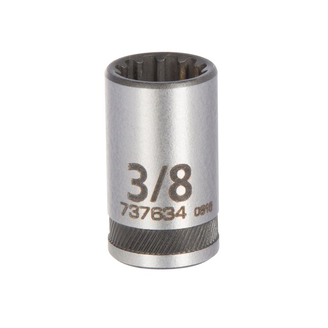 Kobalt Standard (SAE) 1/4-in Drive Spline 1/4-in Shallow Socket Kobalt Standard (SAE) 1/4-in Drive Spline 1/4-in Shallow Socket