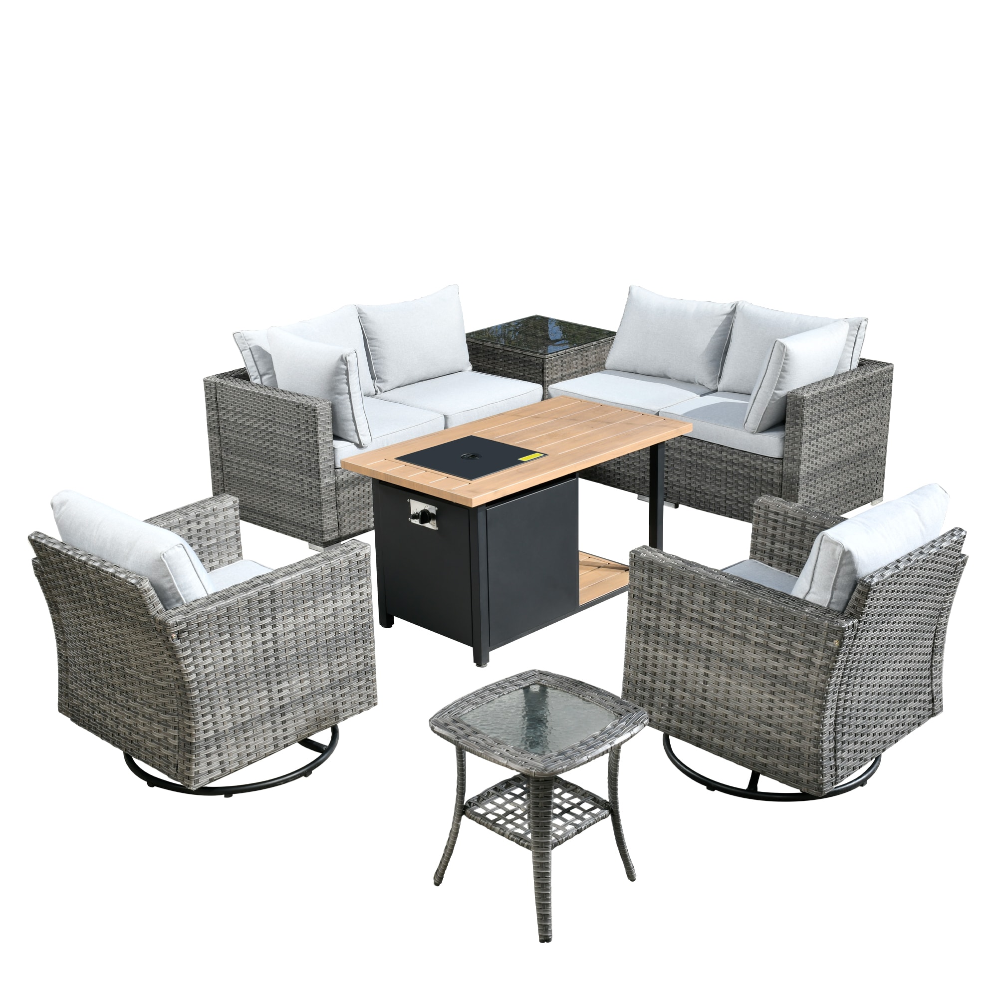 weaxty DDFPRRSGRS409 Patio-Conversation-Sets - View #9