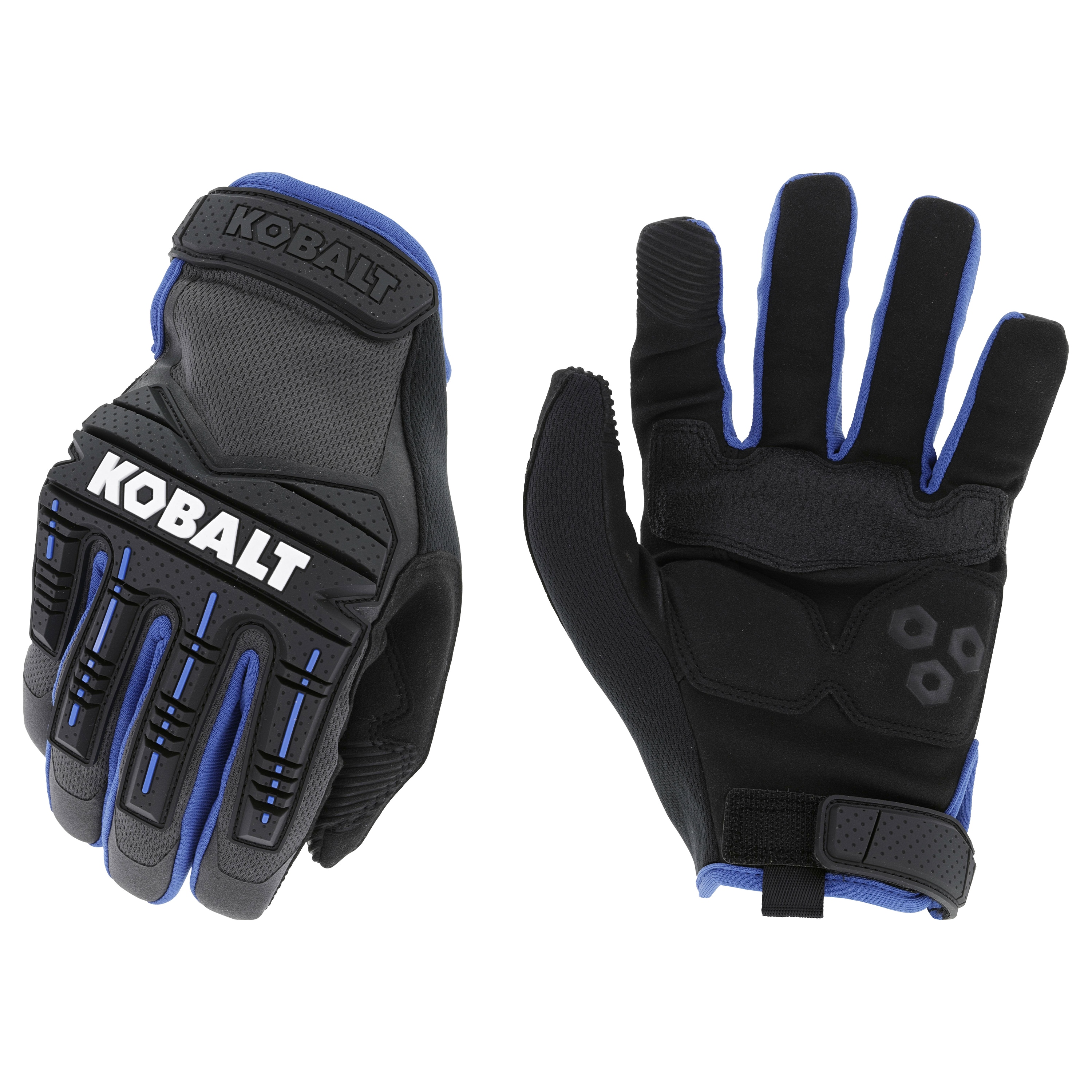 Kobalt Large Black Synthetic Leather Gloves, (1-Pair) in the Work