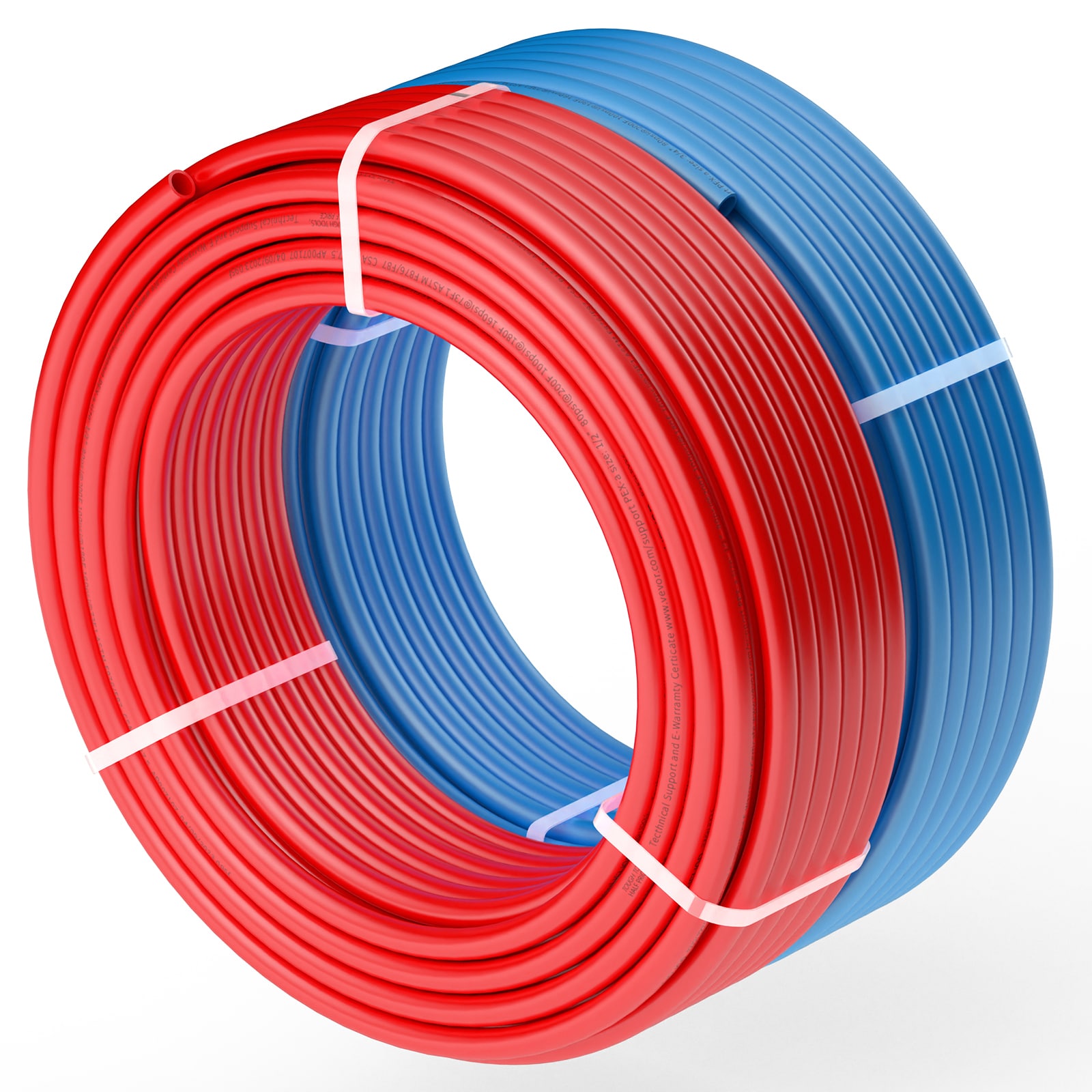 SVOPES SVOPESPEXAG1207831V0 PEX Pipe 1/2 Inch 2 x 100ft PEX-A Flexible Tubing for Potable Water Hot/Cold Water Lines Plumbing with Free Cutter Blue and Red