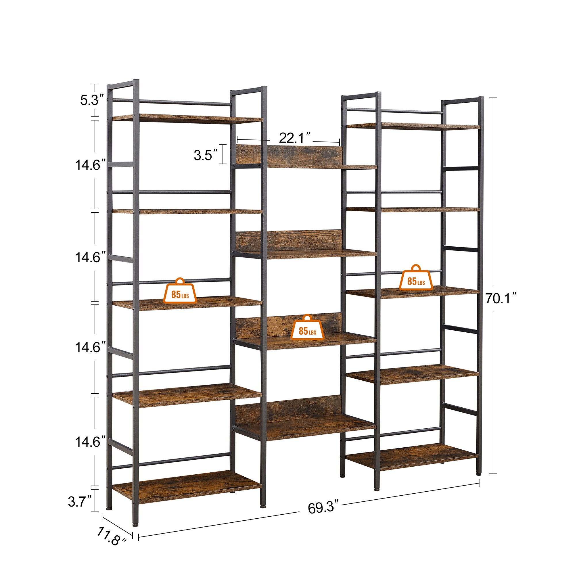 ToolCat PLP1-50-BHH bookcases - View #3