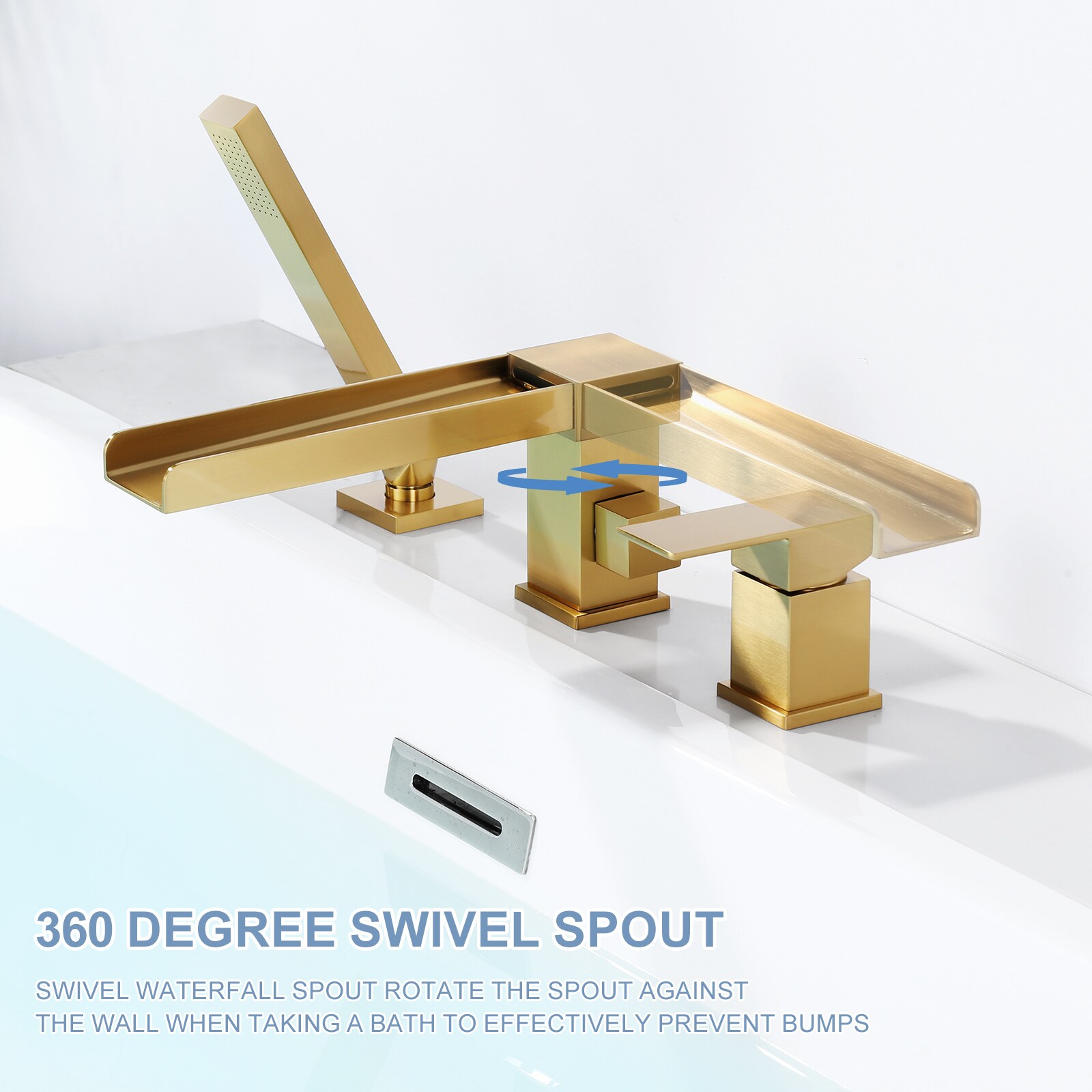 WOWOW 3080400G-LW Roman-Tub-Faucets - View #6