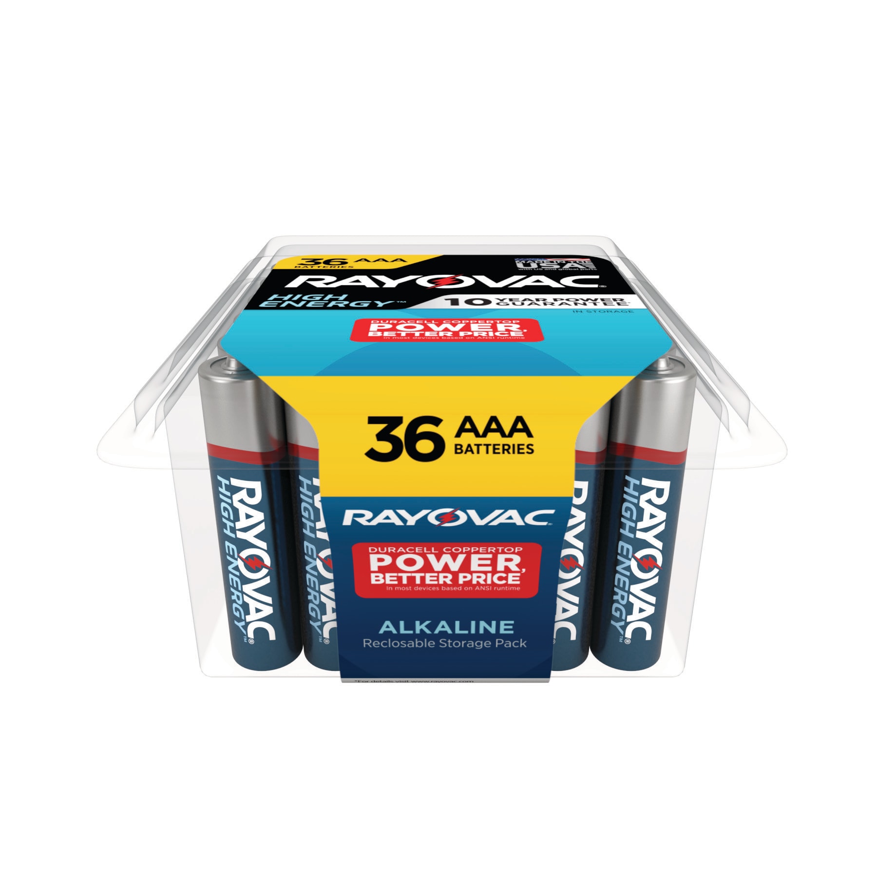 Rayovac High Energy Alkaline AAA Batteries (36-Pack) in the AAA Batteries  department at