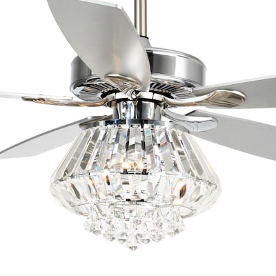 Crystal Ceiling Fans At Com - Flush Mount Ceiling Fans With Crystal Lights