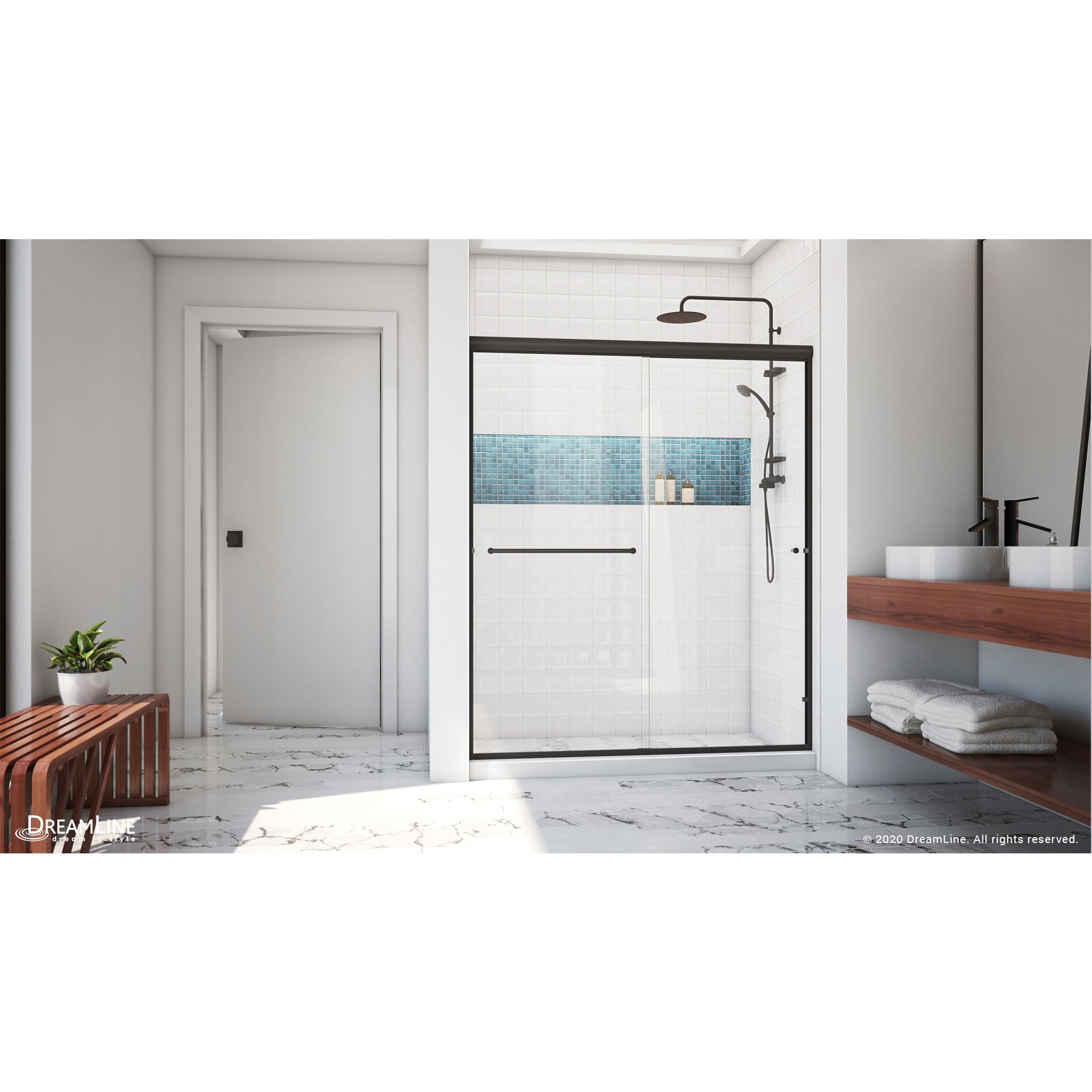 DreamLine SDAT60W700VXX06 Shower-Doors - View #3