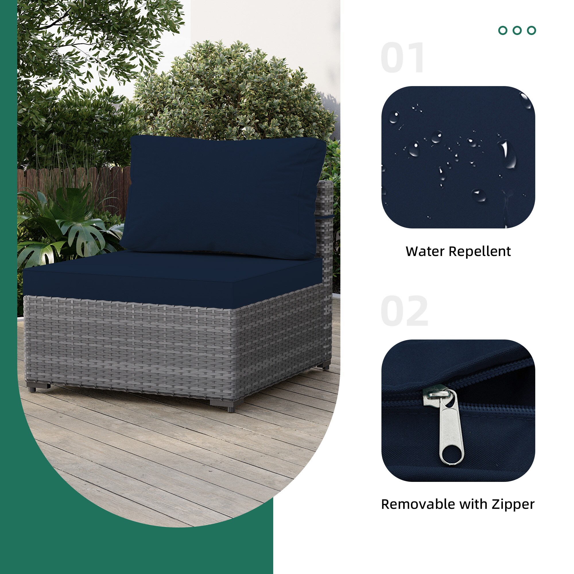 UPHA TBDK-ABC43Y11-NA Patio-Conversation-Sets - View #5