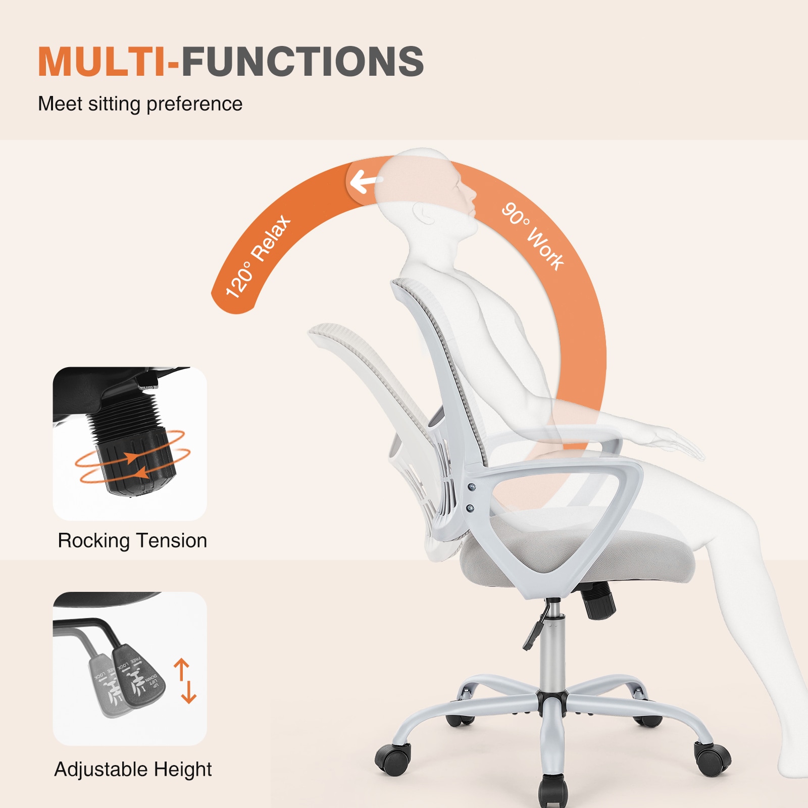 Flynama L-134207 Office-Chairs - View #5