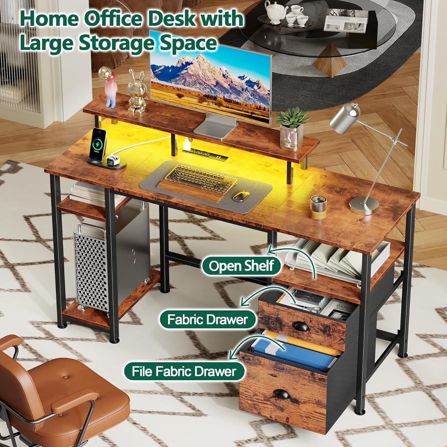 Furologee CD-011V1-CL-51-1-RB desks - View #6