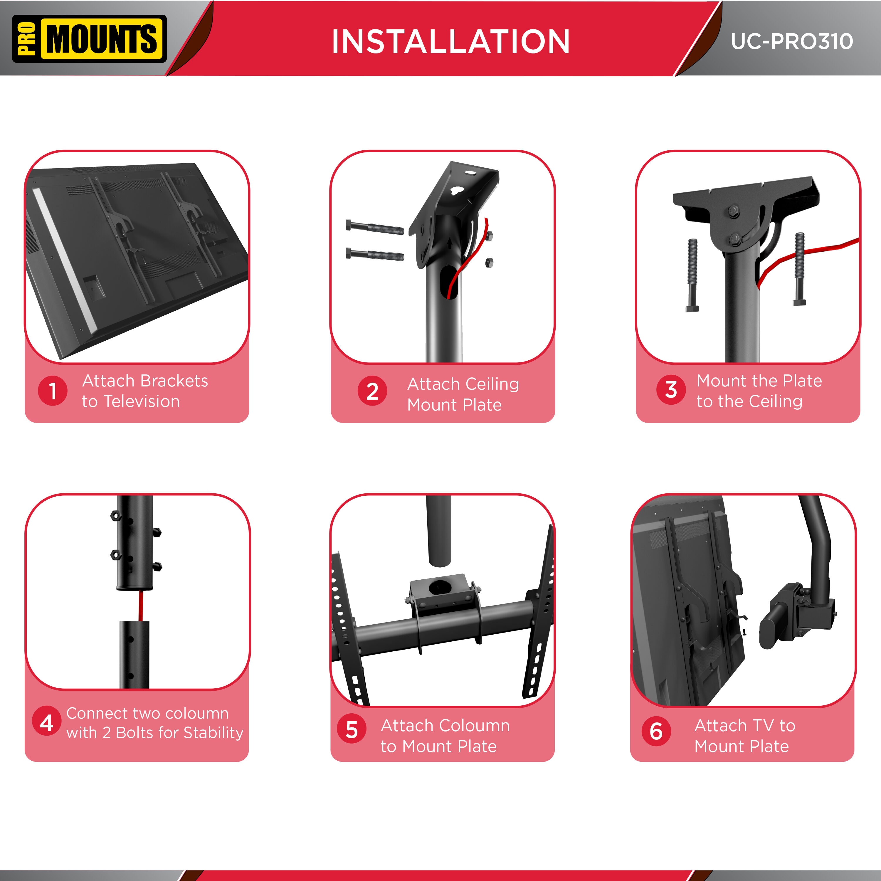 Promounts UC-PRO310 Tv-Mounts - View #5