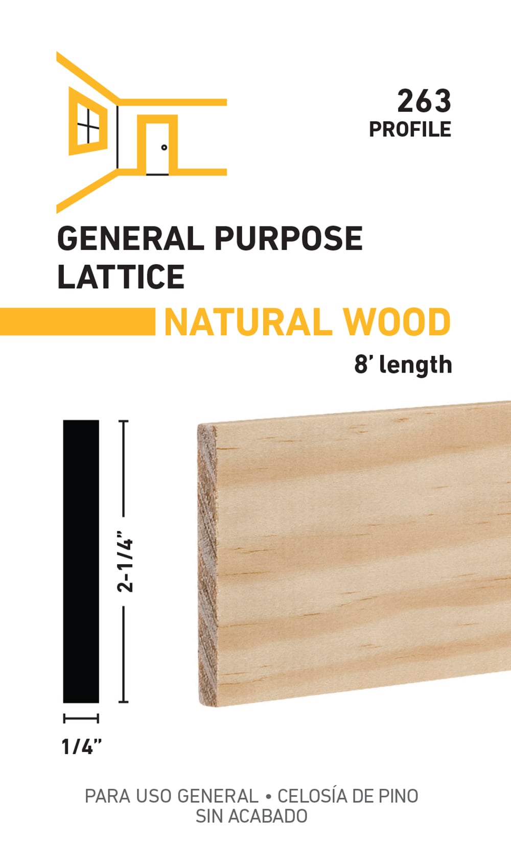 RELIABILT L002638 Square-Lattice-Moulding - View #3