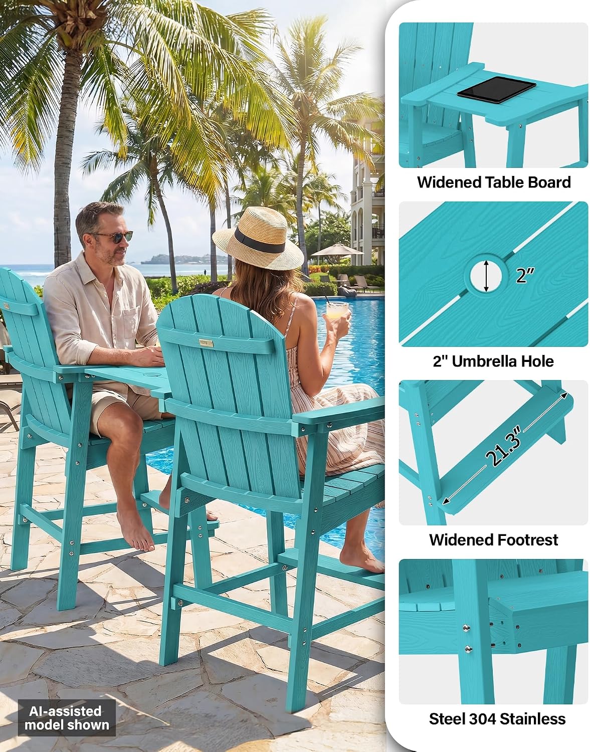 YEFU LSBAL003 Patio-Chairs - View #5