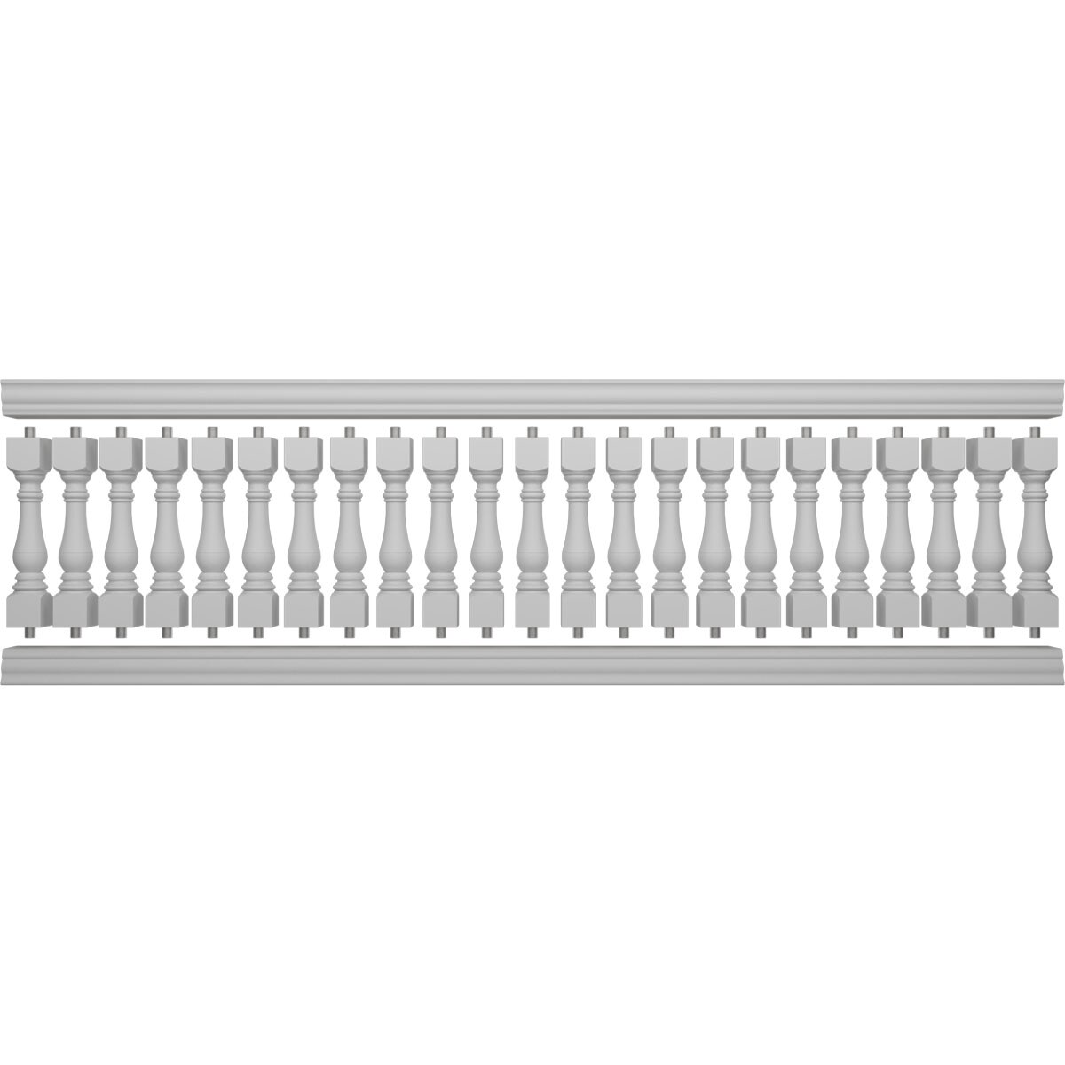 Ekena Millwork BALK42X156BRA railings - View #5