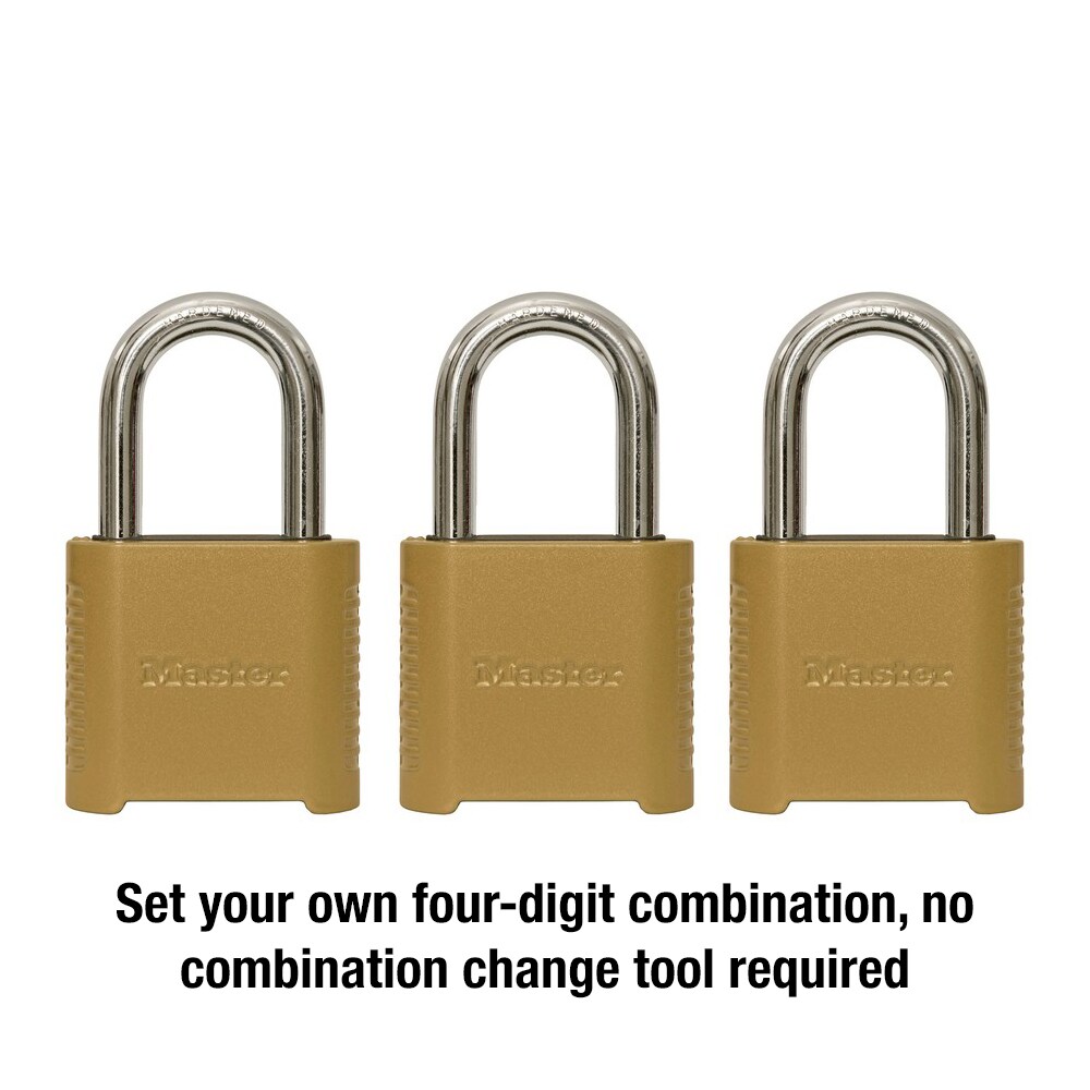 How to Reset the Combination to a 3 Digit Master Lock 