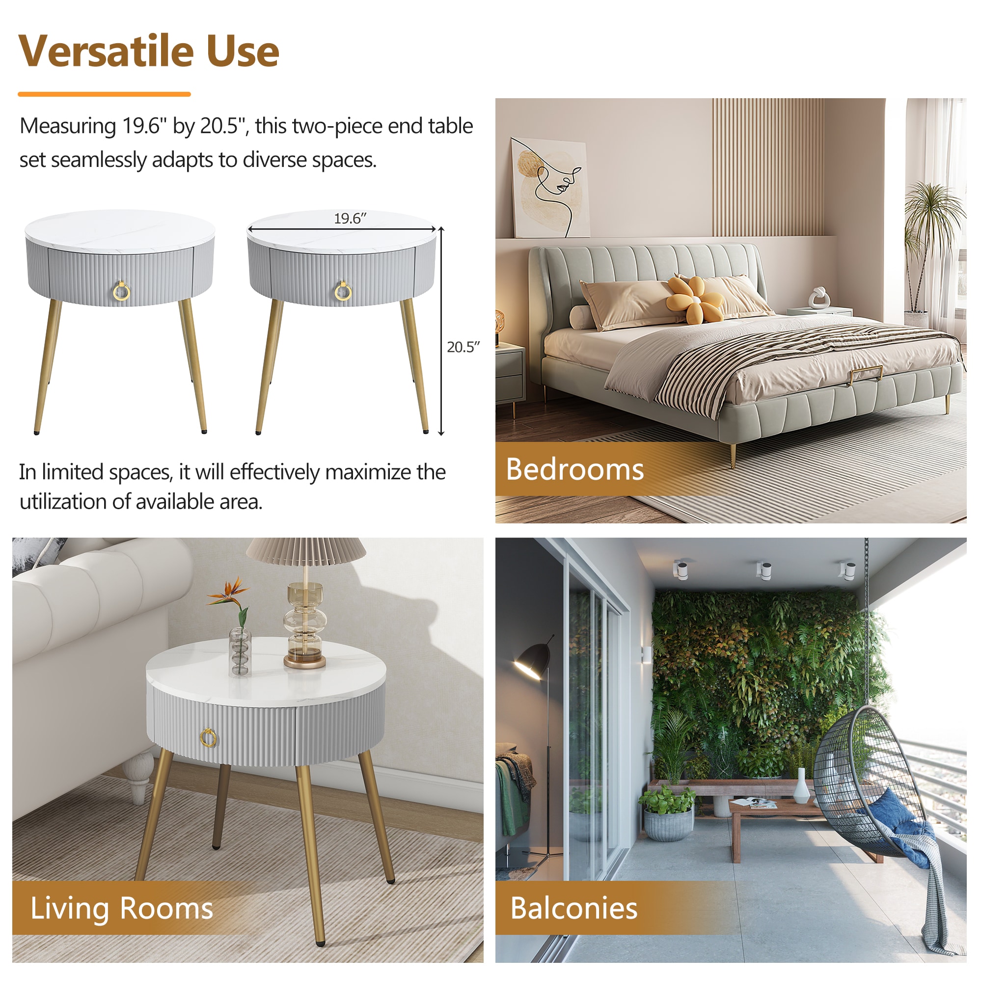 ModernLuxe N721P173248E Coffee-Tables - View #2