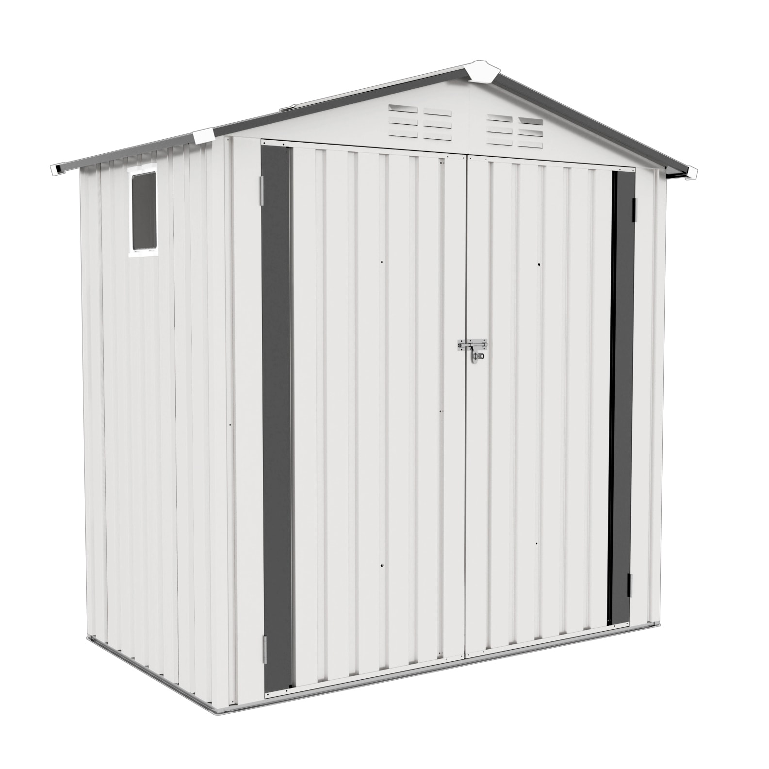 WELLFOR GIZHF573BK Metal-Storage-Buildings-Sheds - View #8