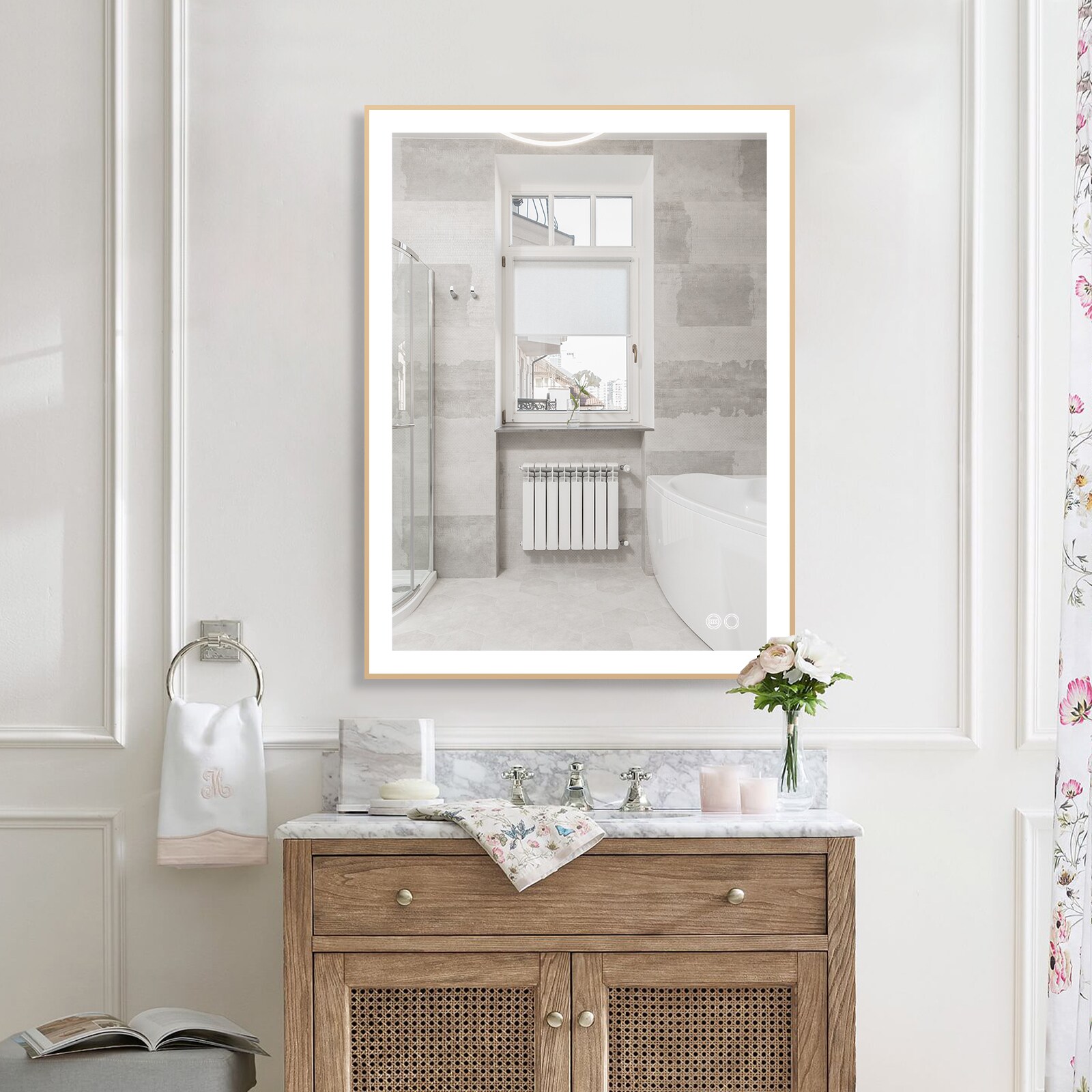 Gold Dimmable Bathroom Mirrors at Lowes.com