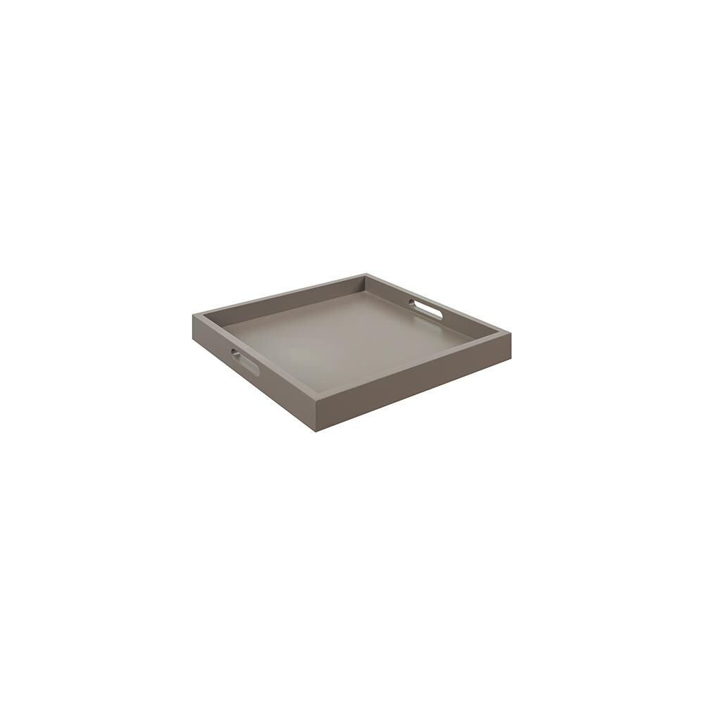 Convenience Concepts RTL52429 Palm Beach Tray with Gray Finish