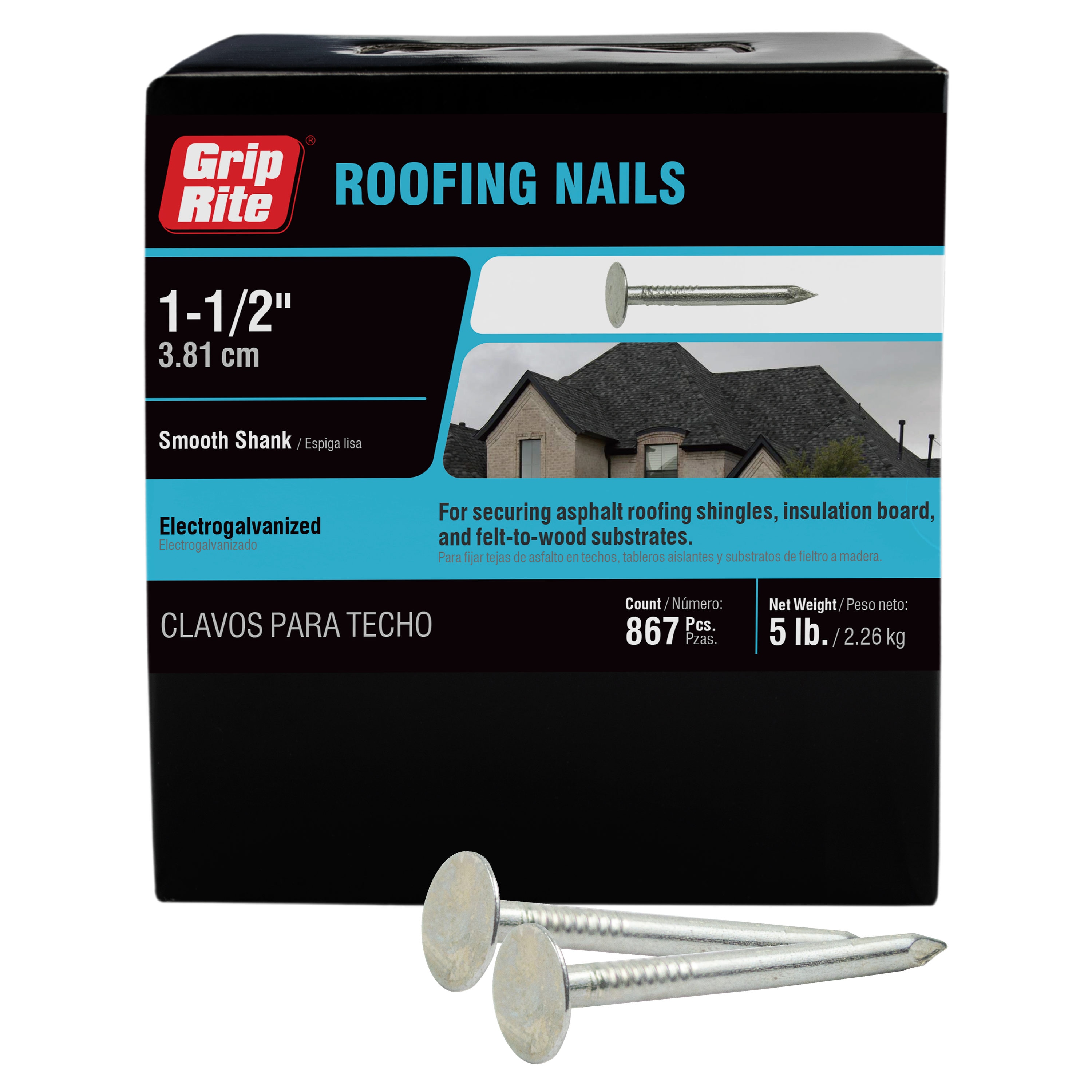 Clout Nails Especially For Roofing Felt