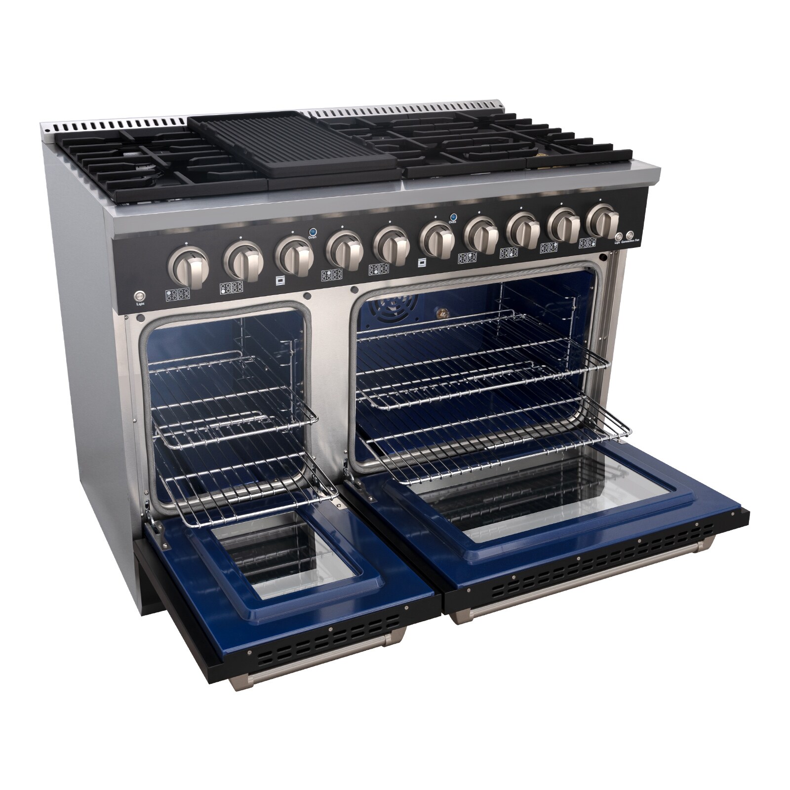 Akicon AK-JK48A1-BS Double-Oven-Gas-Ranges - View #5
