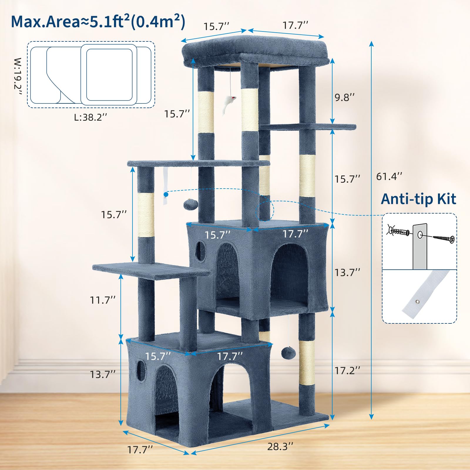DEXSO ENCOREPPSBA5772 Cat-Trees - View #7