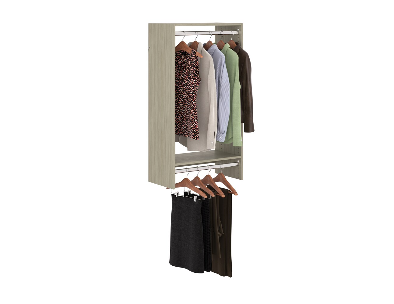 Easy Track 680099-CG Wood-Closet-Tower - View #2