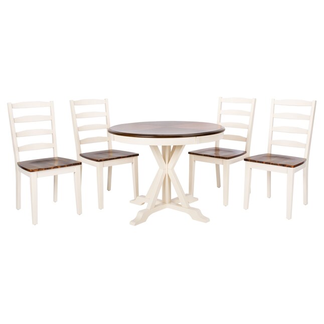 Safavieh Shay Ivory Natural Country, Safavieh Dining Table And Chairs
