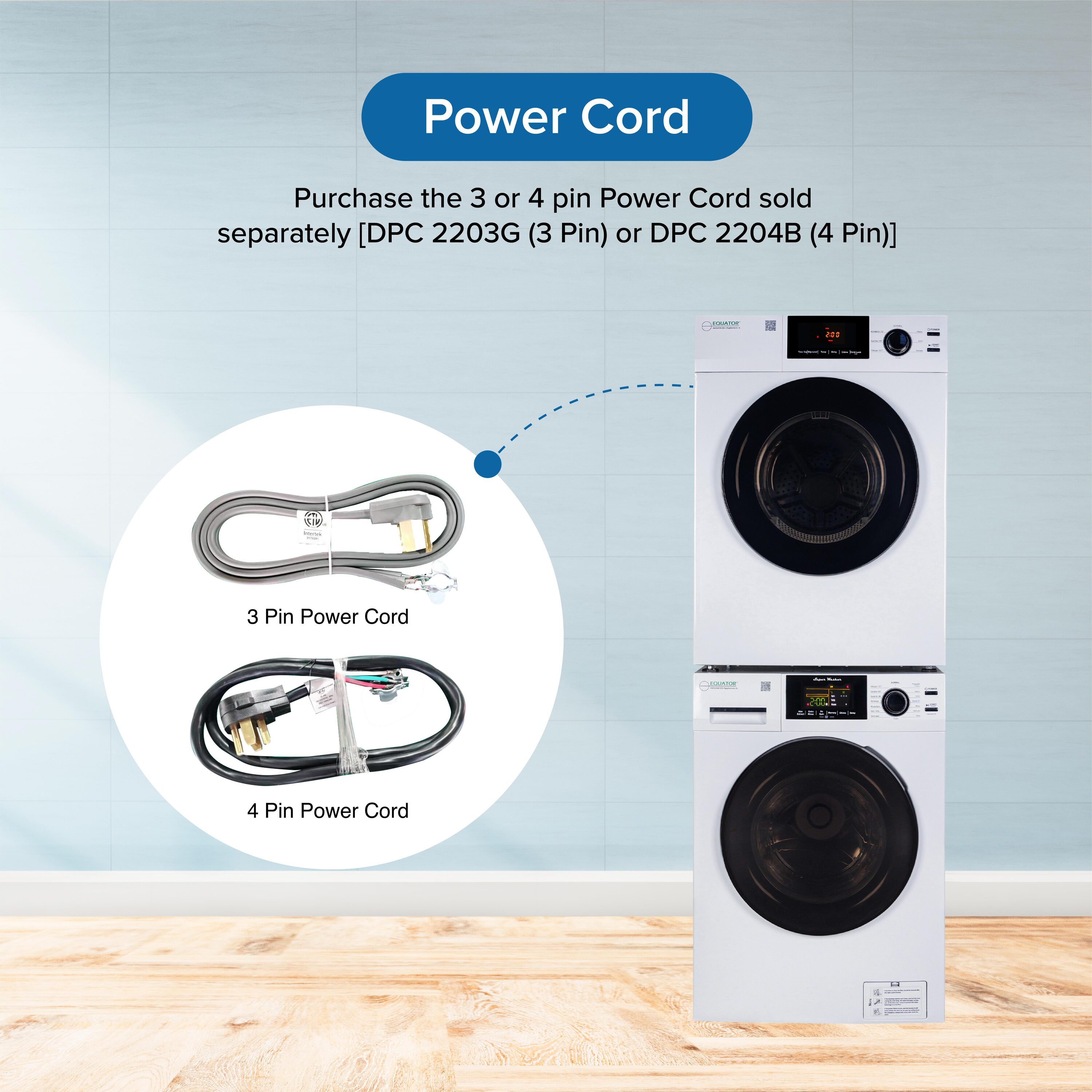Equator Advanced Appliances EW 835 + ED 880 Combo-Washer-And-Dryer - View #19