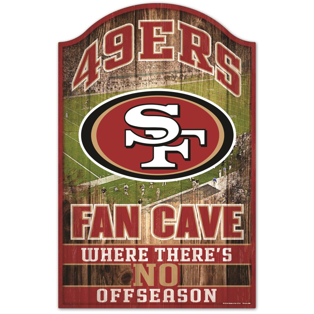 Officially Licensed NFL San Francisco 49ers Fan Cave Sign